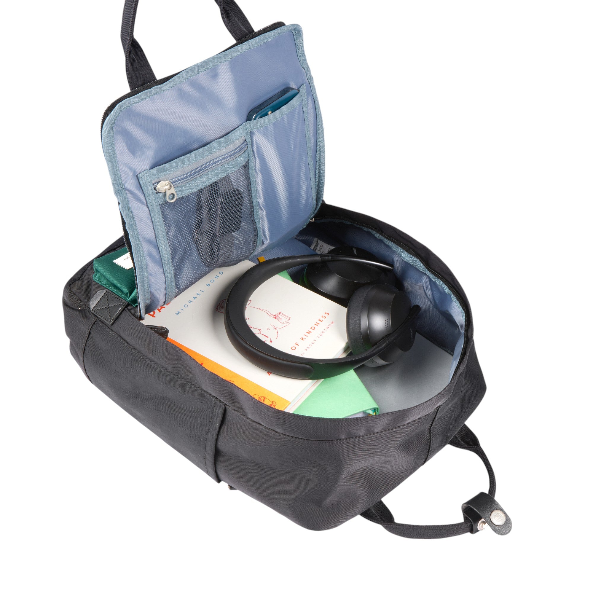 Piccadilly Circus Backpack - Black & Emerald Green