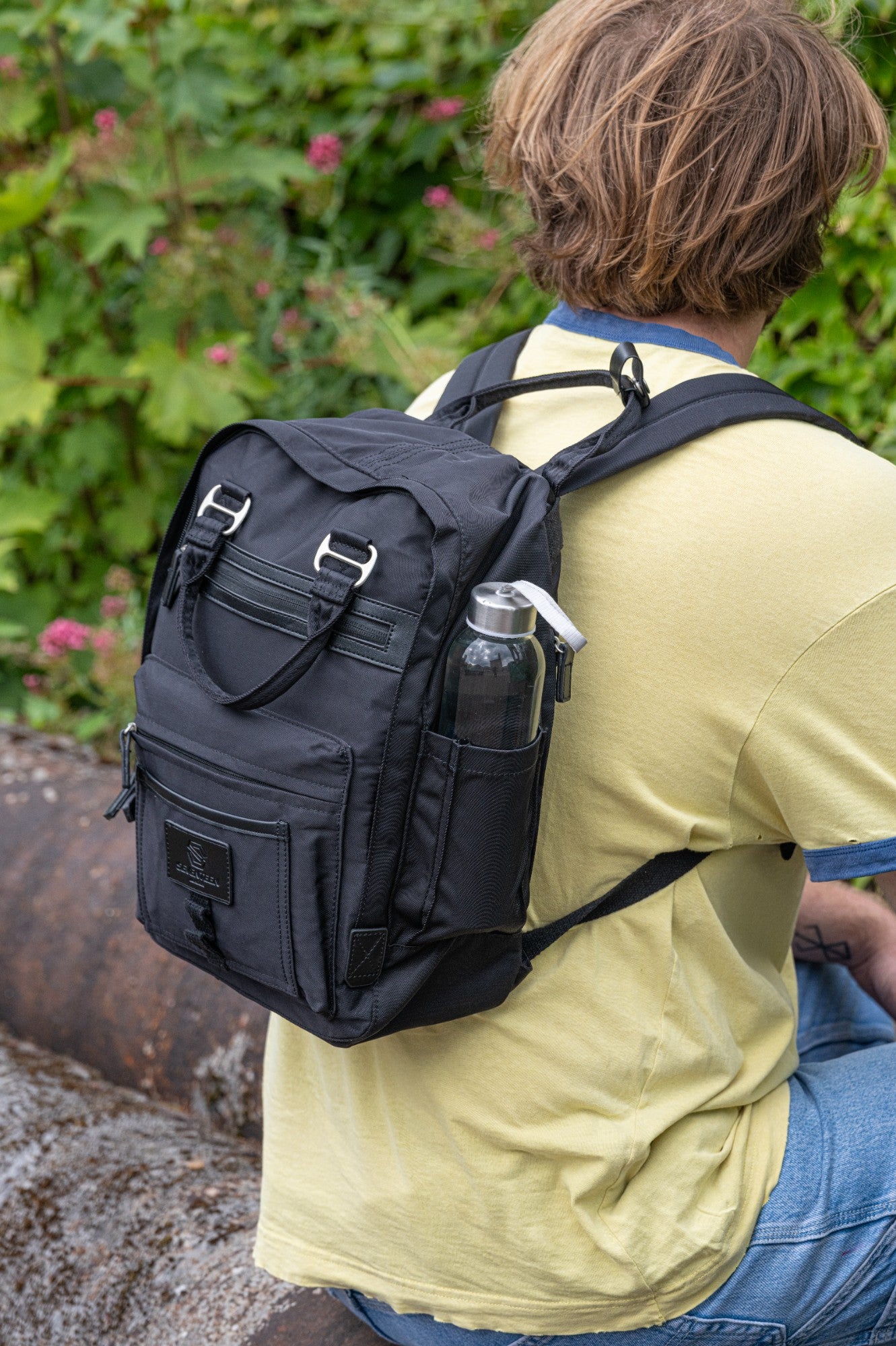 Wimbledon Backpack - Black with Black