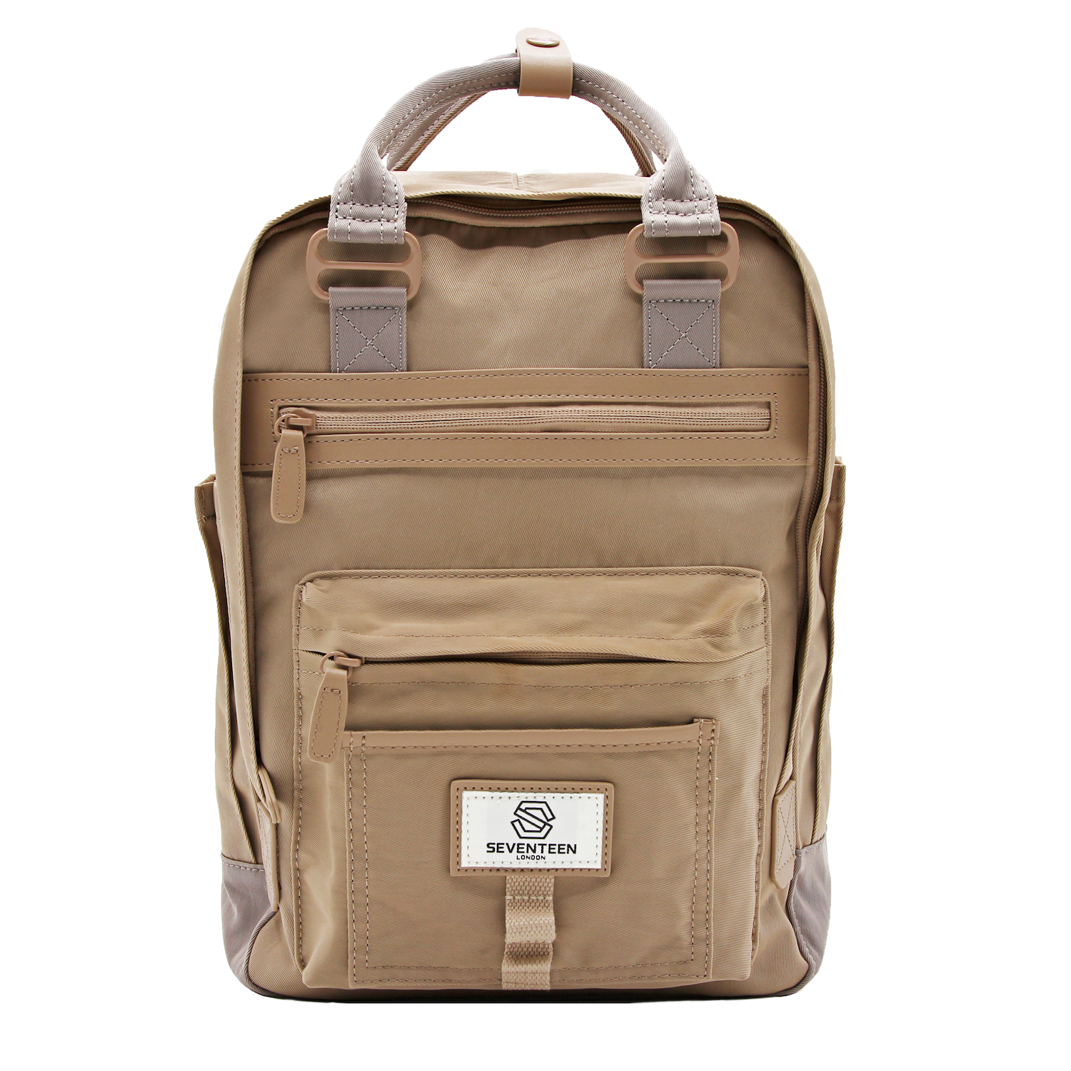 Wimbledon Backpack - Taupe with Lilac