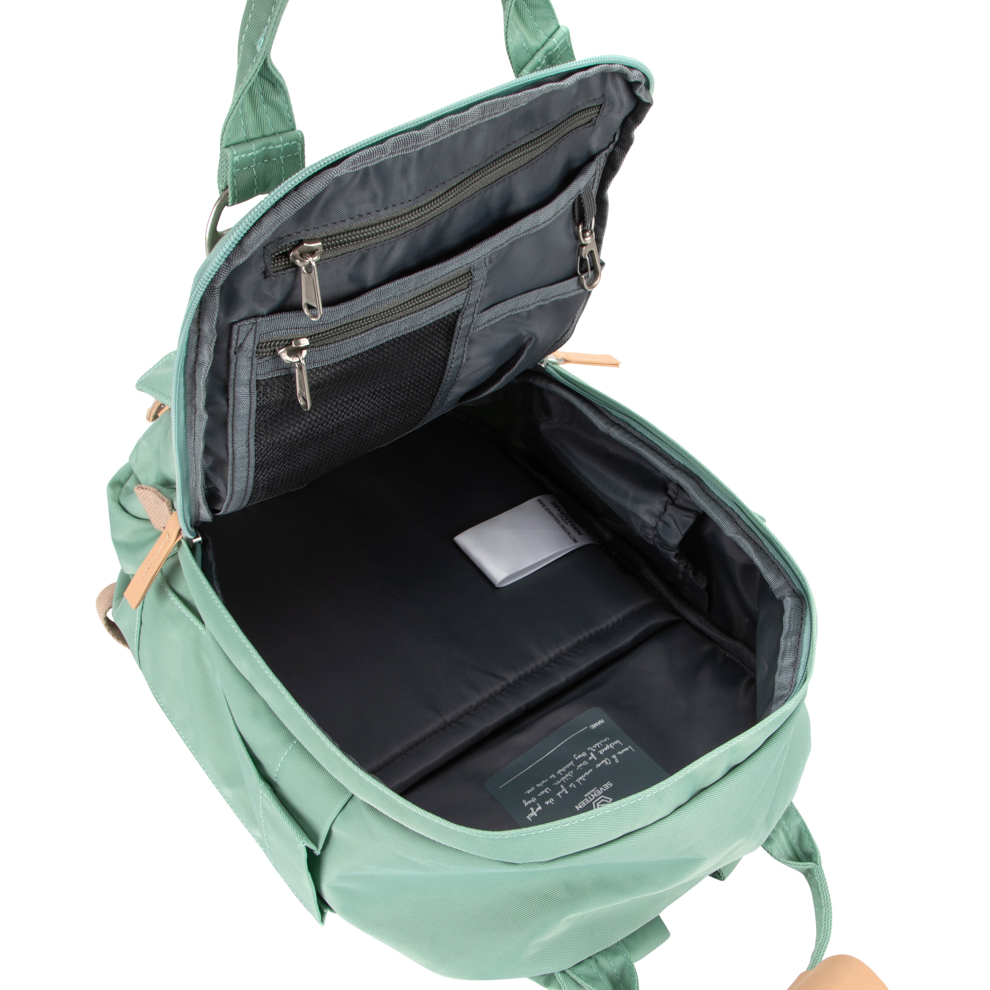 Camden Backpack Pastel Green - Seventeen London
