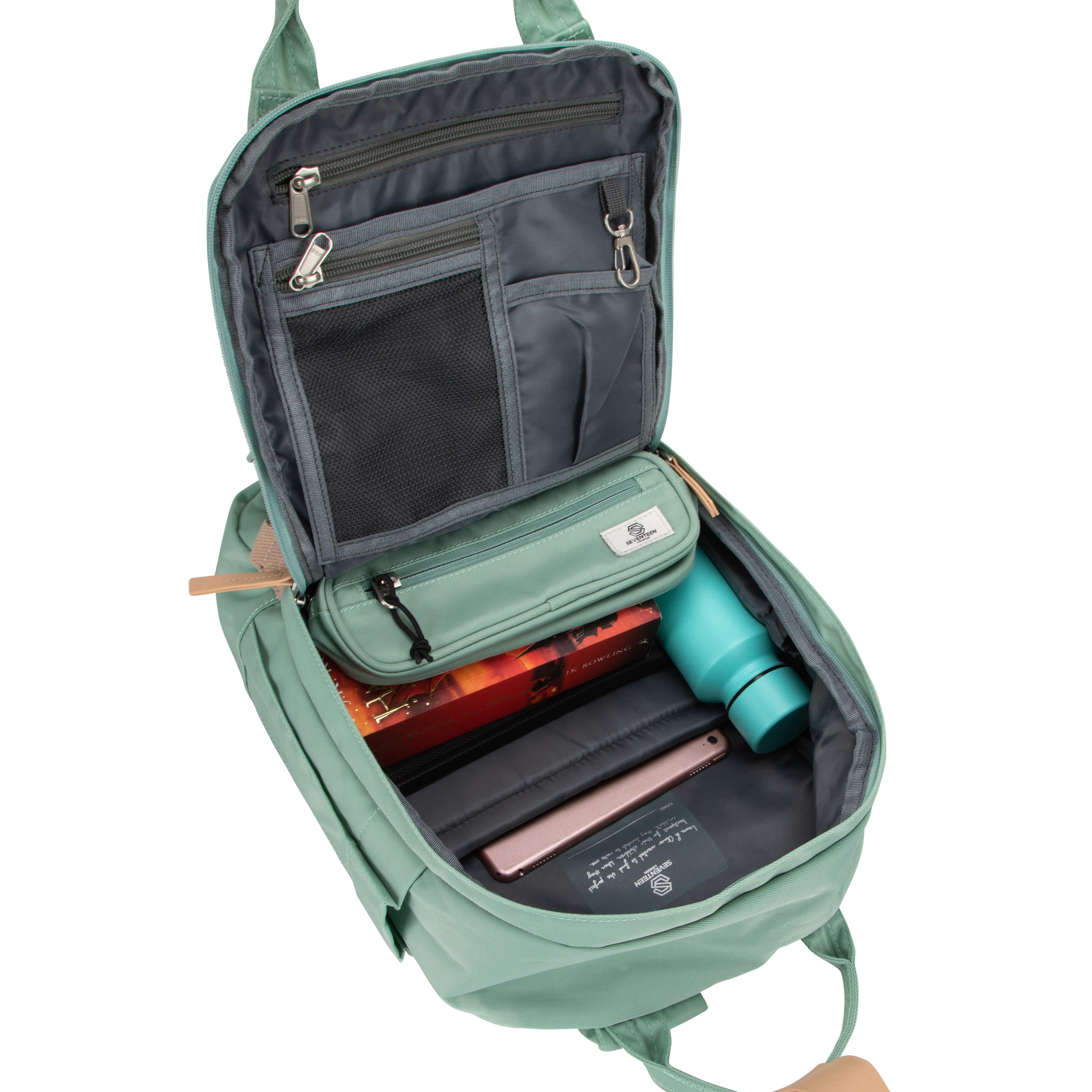 Wimbledon Backpack - Pastel Green - Seventeen London
