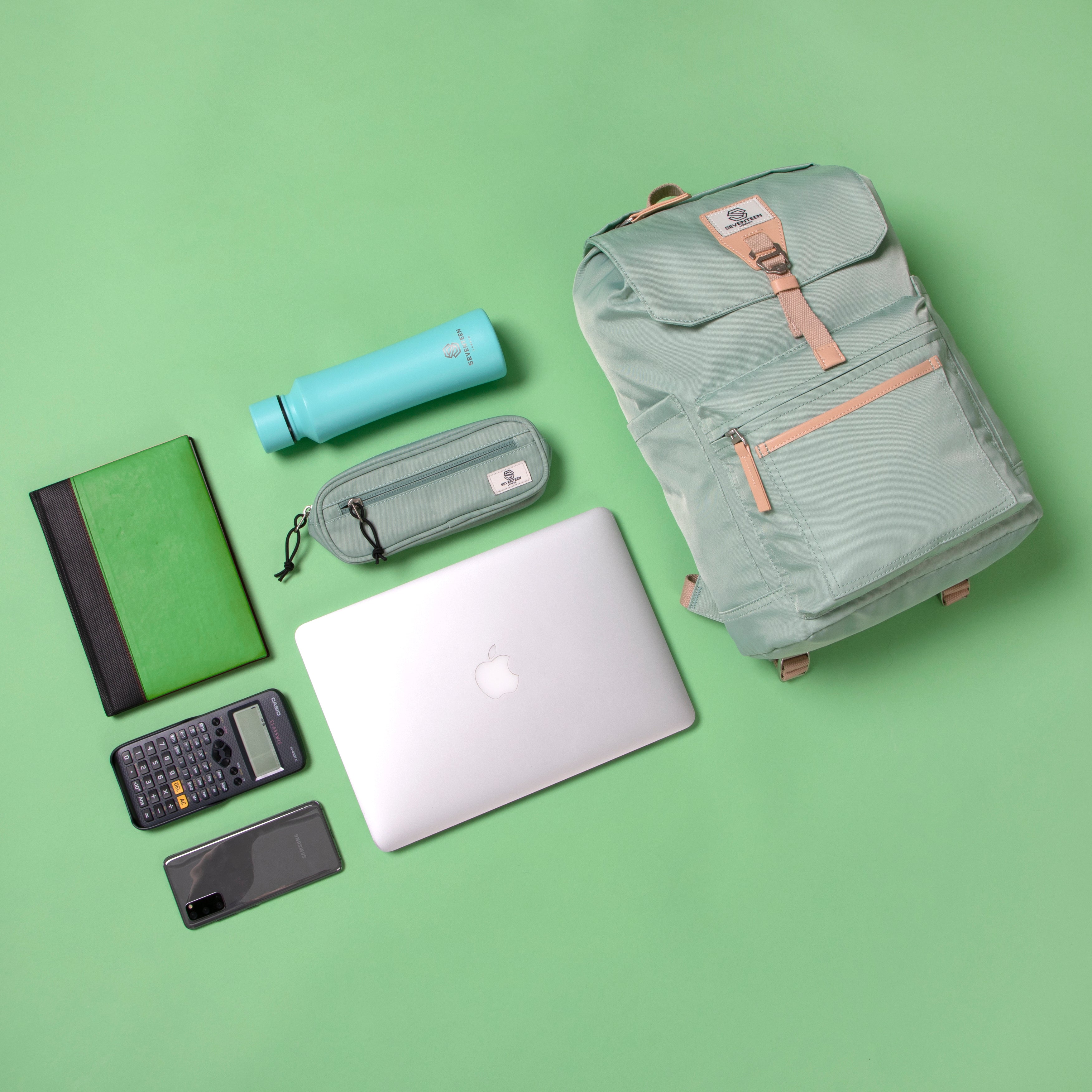 Fulham Backpack - Pastel Green - Seventeen London