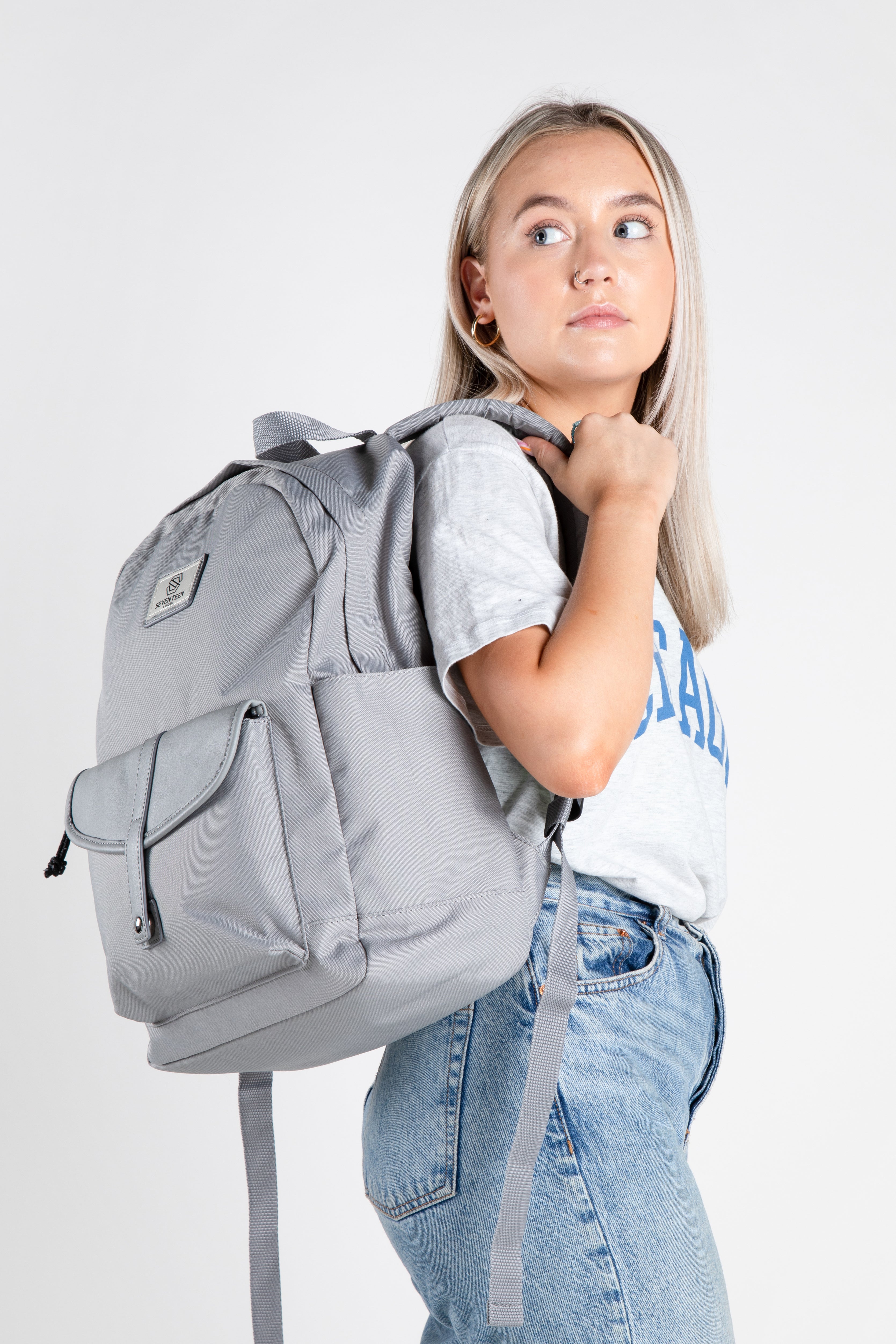 Notting Hill Backpack - Grey - Seventeen London