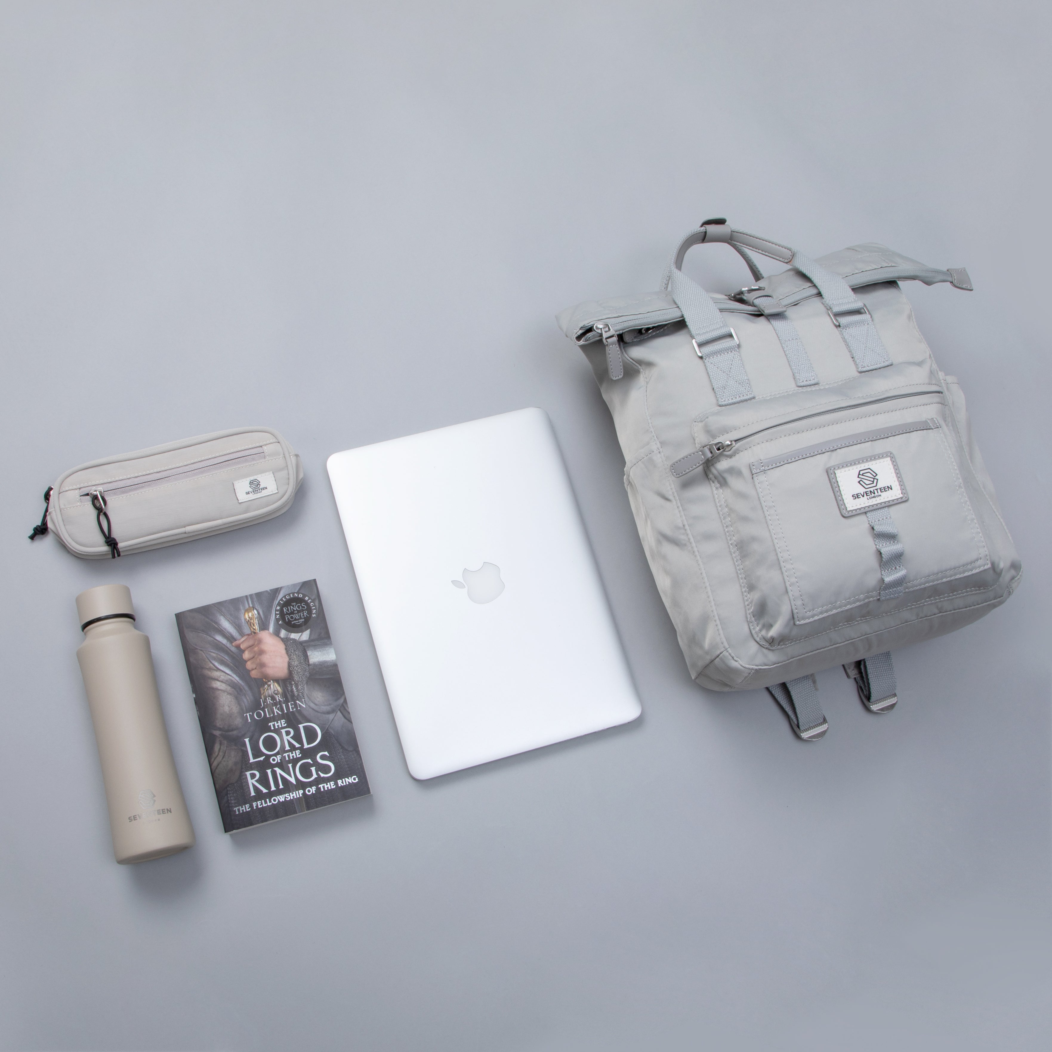Canary Wharf Backpack - Light Grey