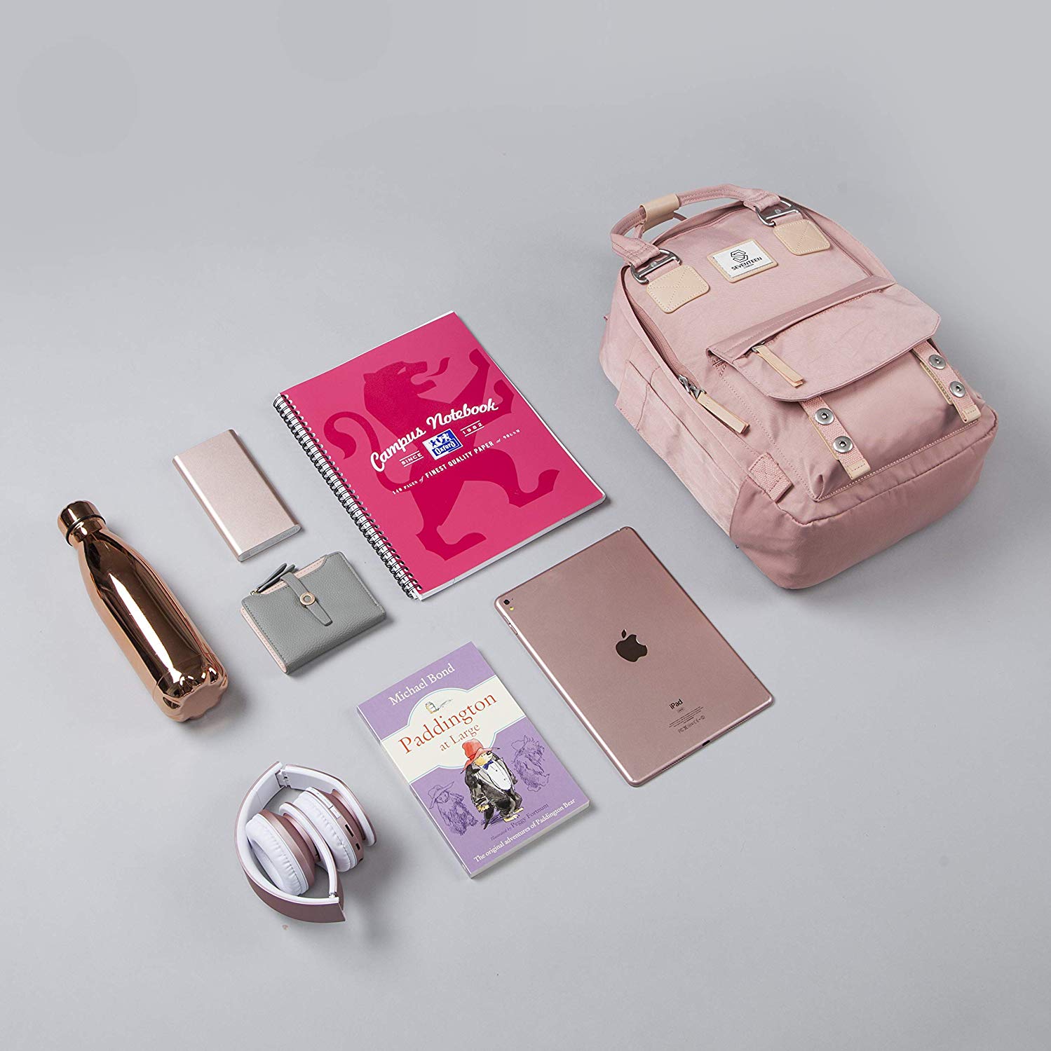 Camden Backpack Pink - Seventeen London