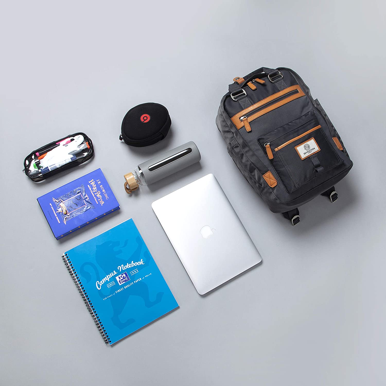 Wimbledon Backpack - Dark Grey - Seventeen London