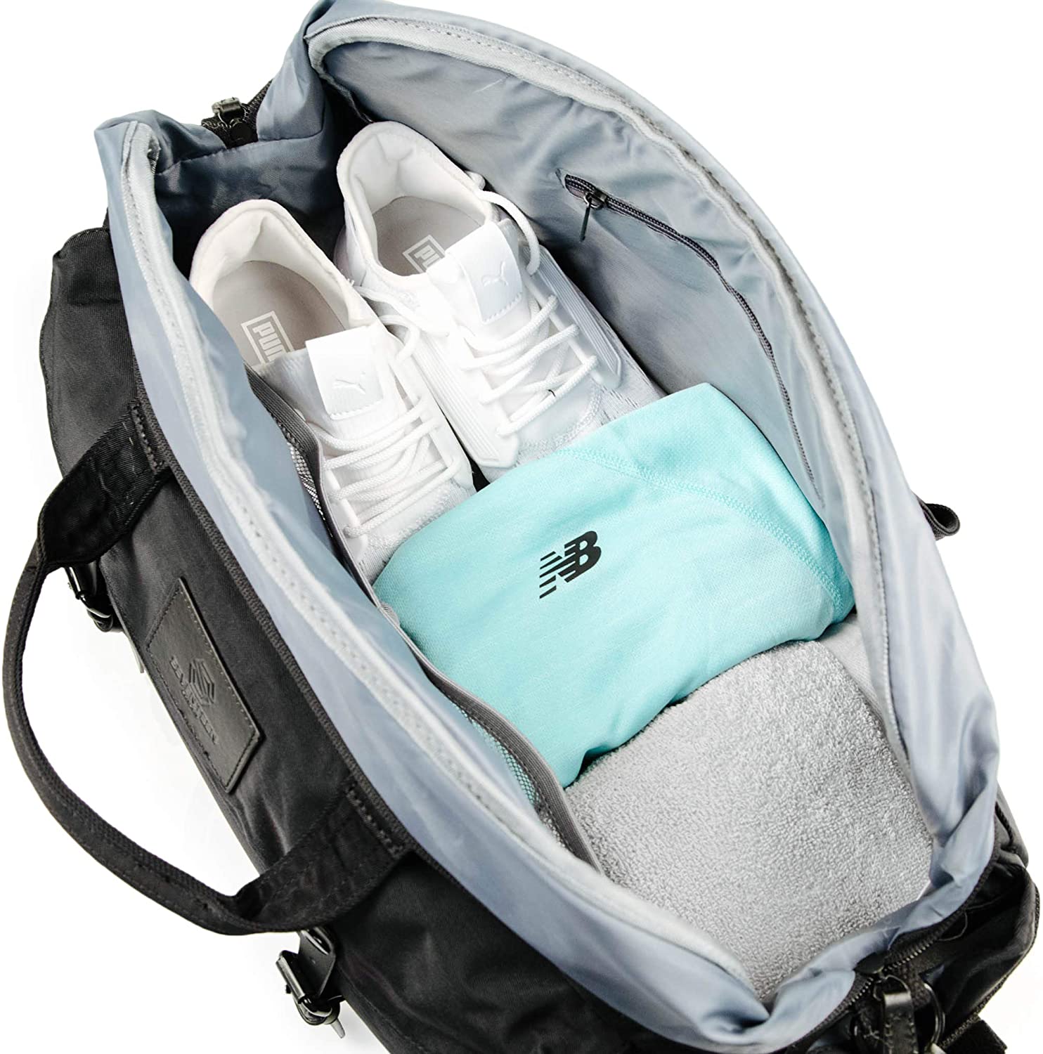 Hackney Duffle Weekend Bag Black - Seventeen London