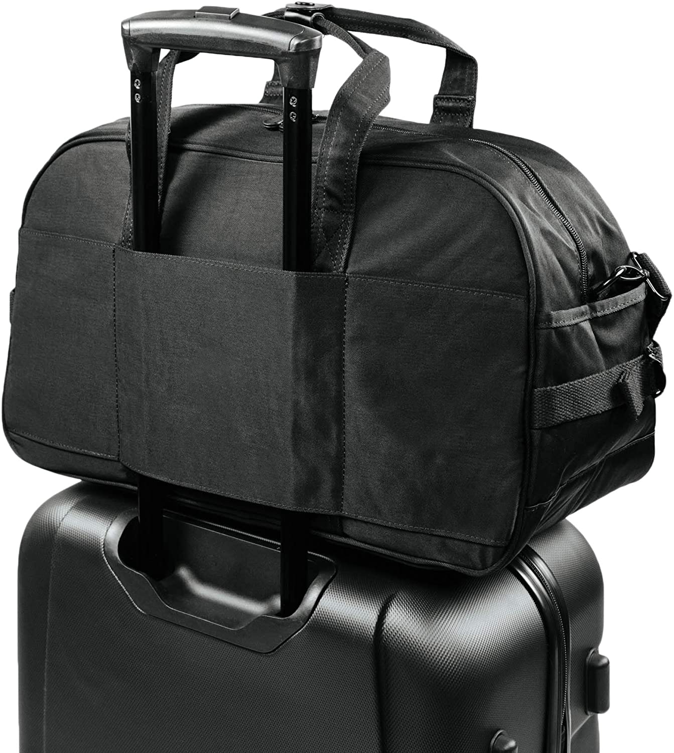 Hackney Duffle Weekend Bag Black - Seventeen London