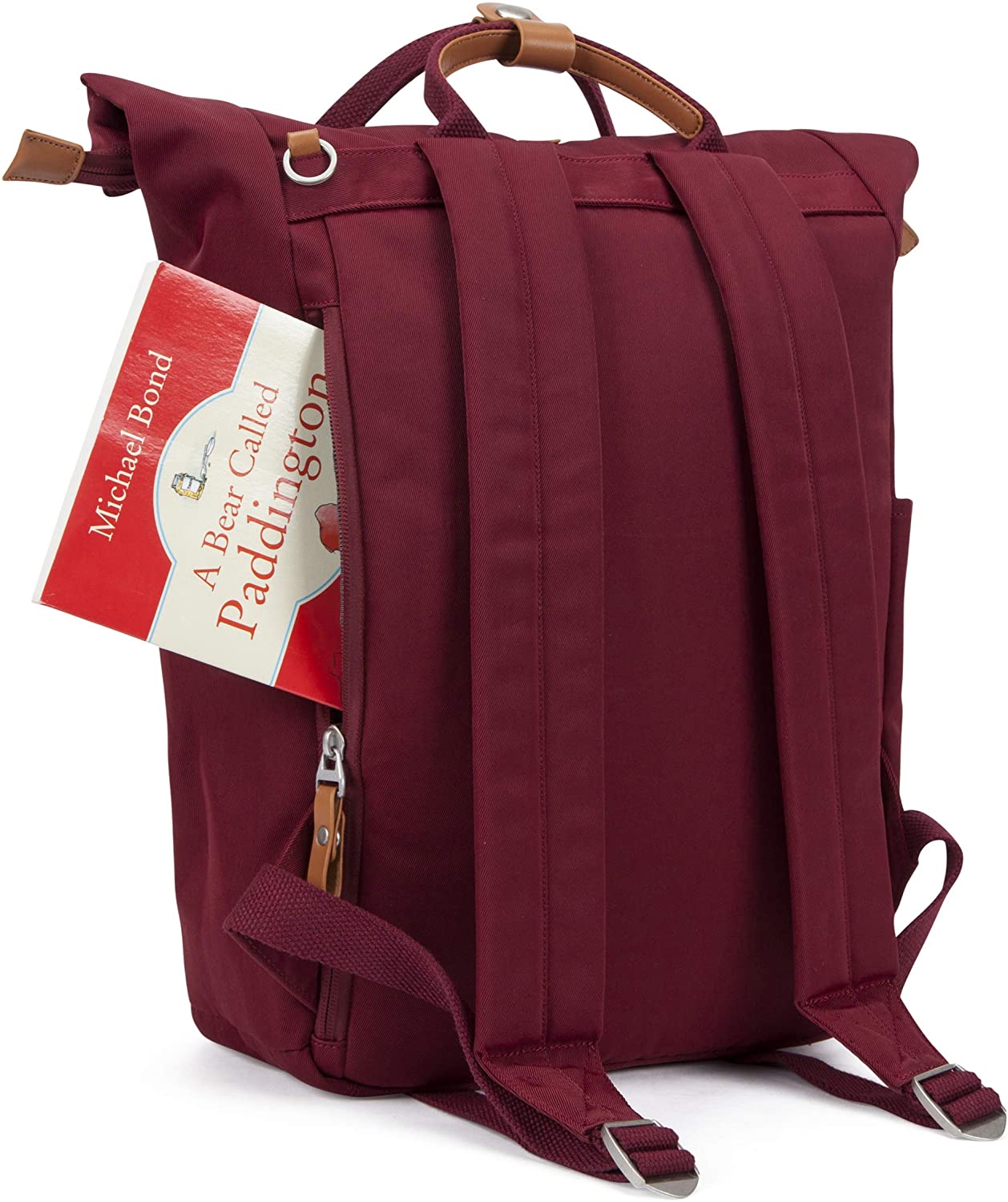 Canary Wharf Backpack - Burgundy - Seventeen London