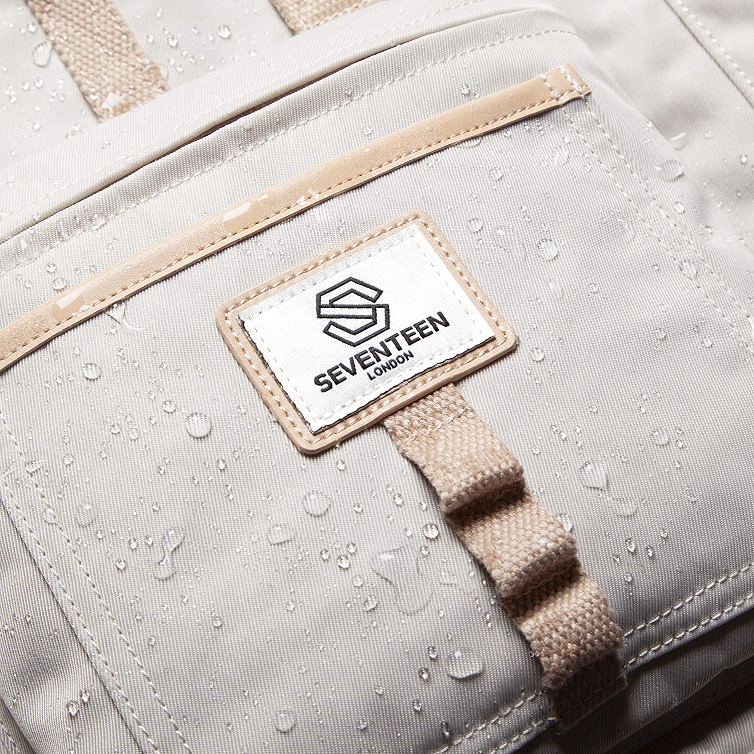 Canary Wharf Backpack - Cream - Seventeen London