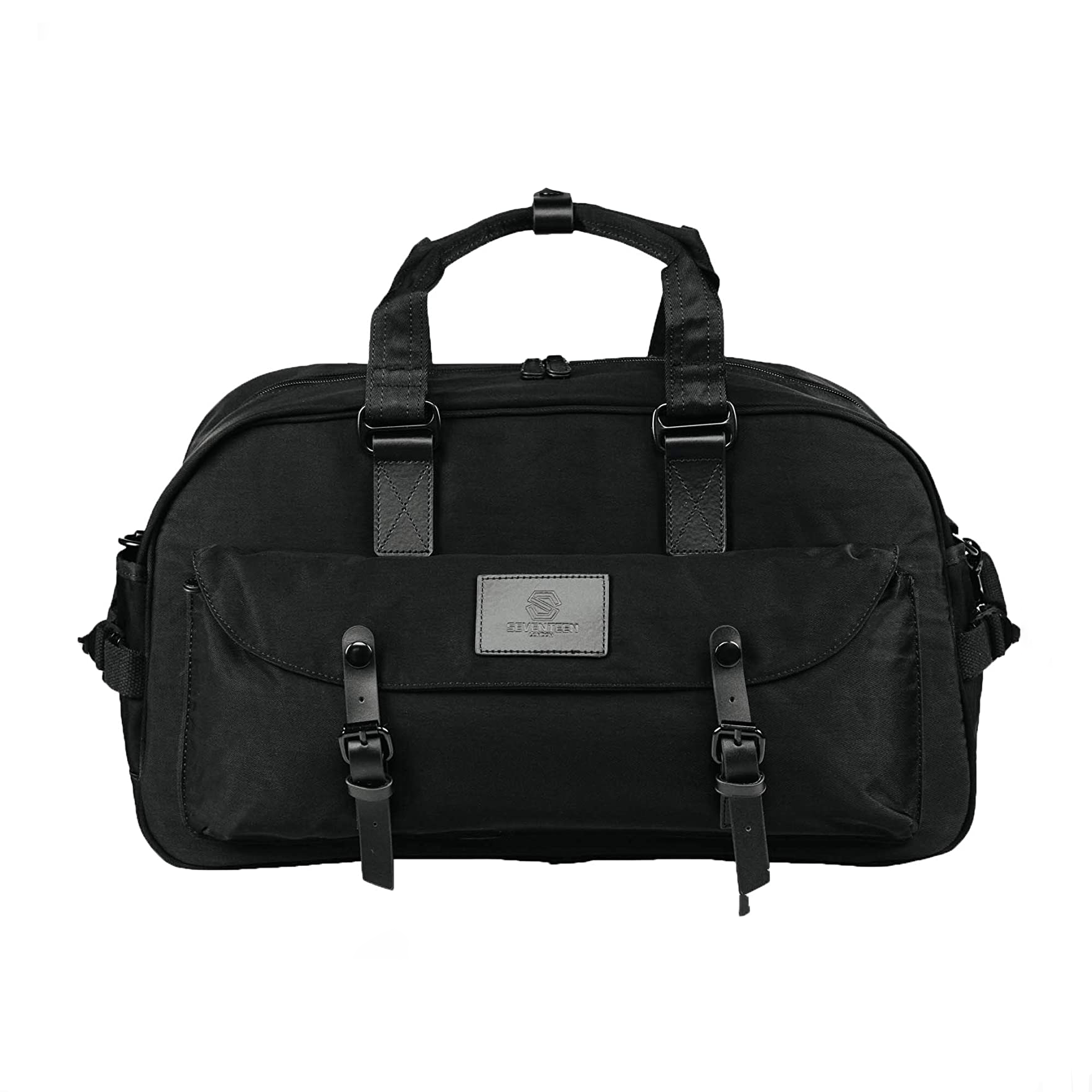 Hackney Duffle Weekend Bag Black - Seventeen London