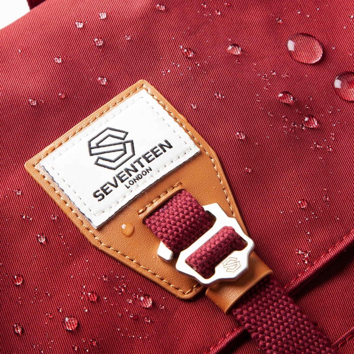 Ilford Backpack Burgundy - Seventeen London