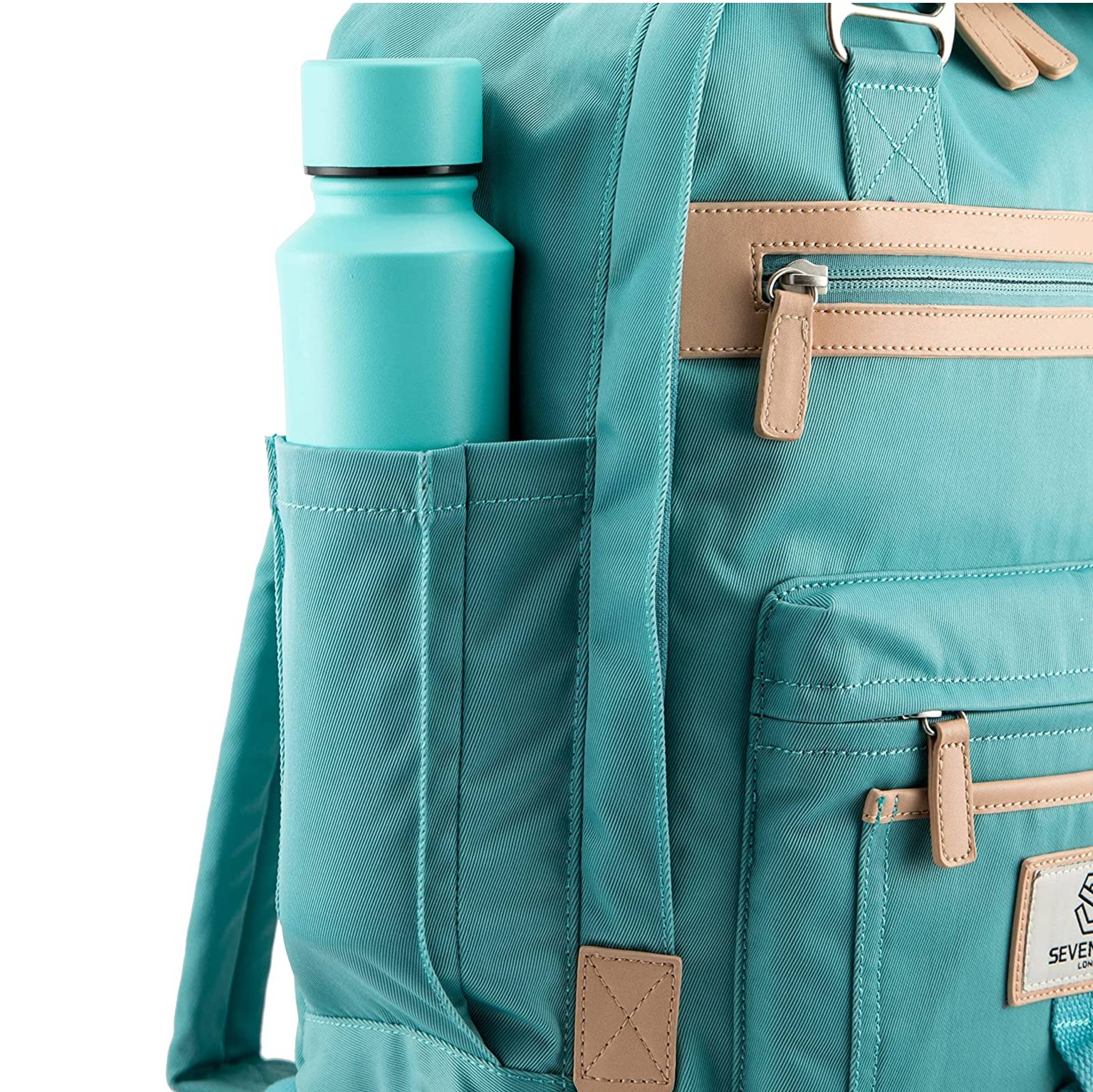 Hampton Water Bottle - Teal - Seventeen London