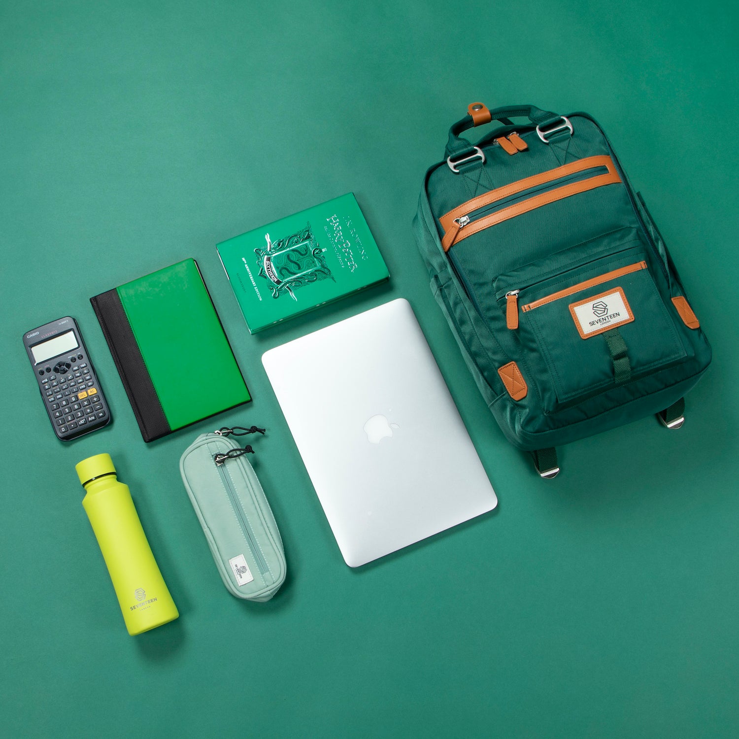 Wimbledon Backpack - Emerald Green - Seventeen London