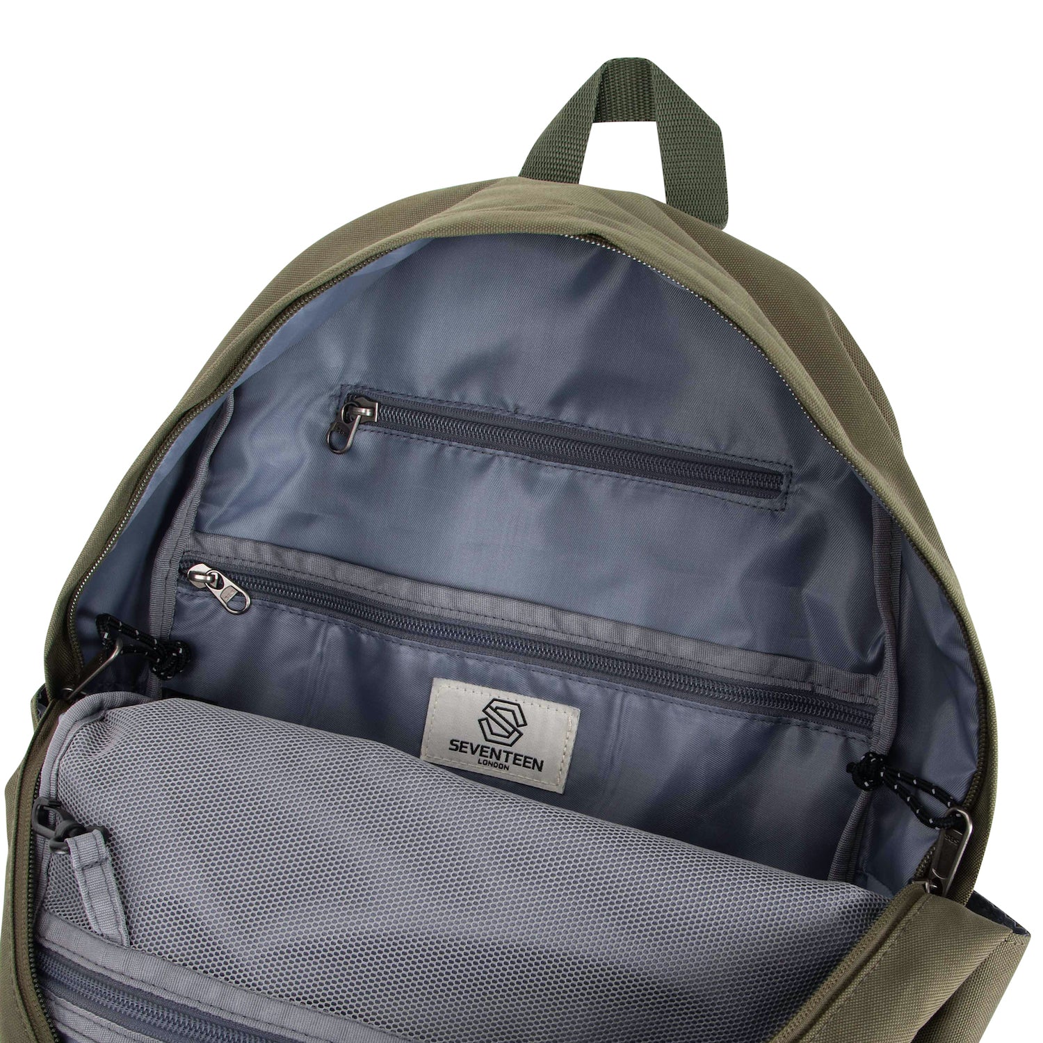 Notting Hill Backpack - Army Green - Seventeen London