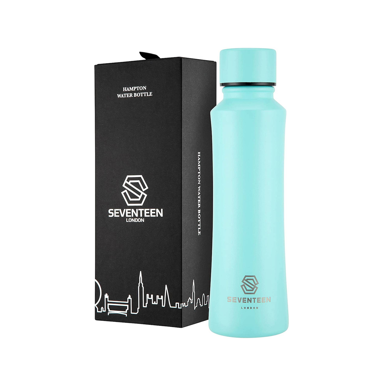 Hampton Water Bottle - Teal - Seventeen London