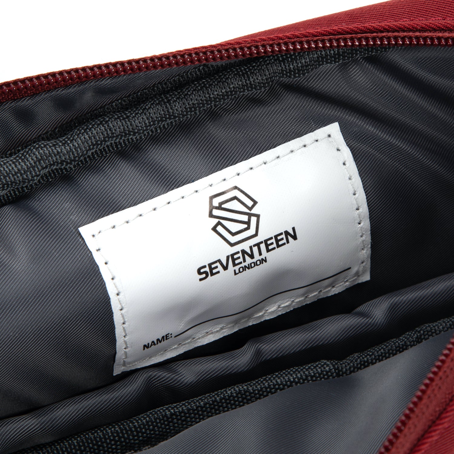 Mitcham Pencil Case - Burgundy - Seventeen London