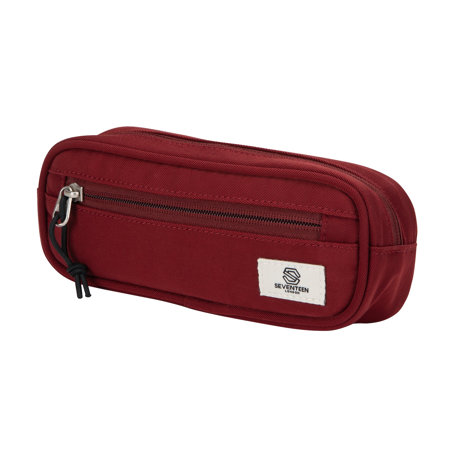 Mitcham Pencil Case - Burgundy - Seventeen London