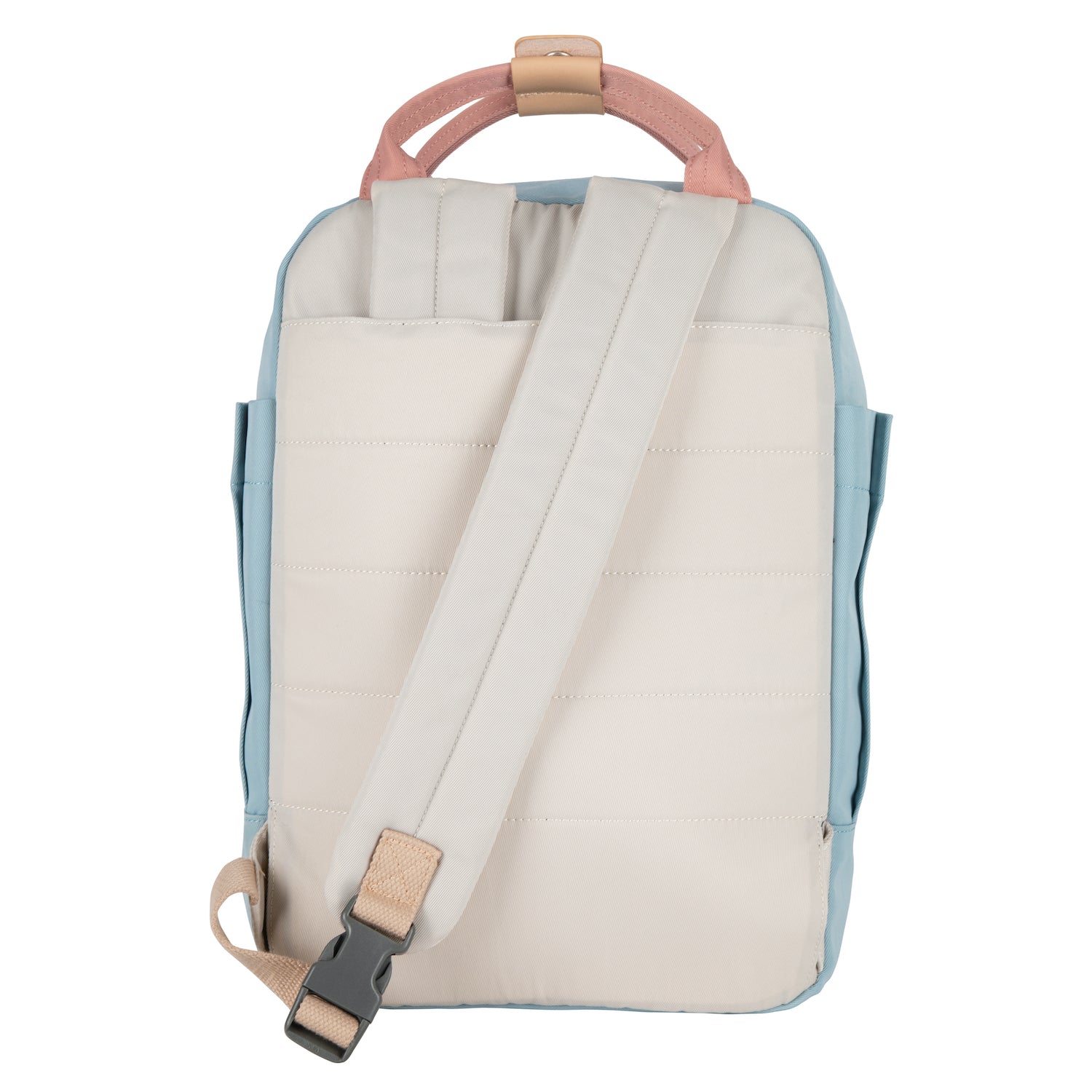 Camden Backpack Cream, Pink & Light Blue - Seventeen London