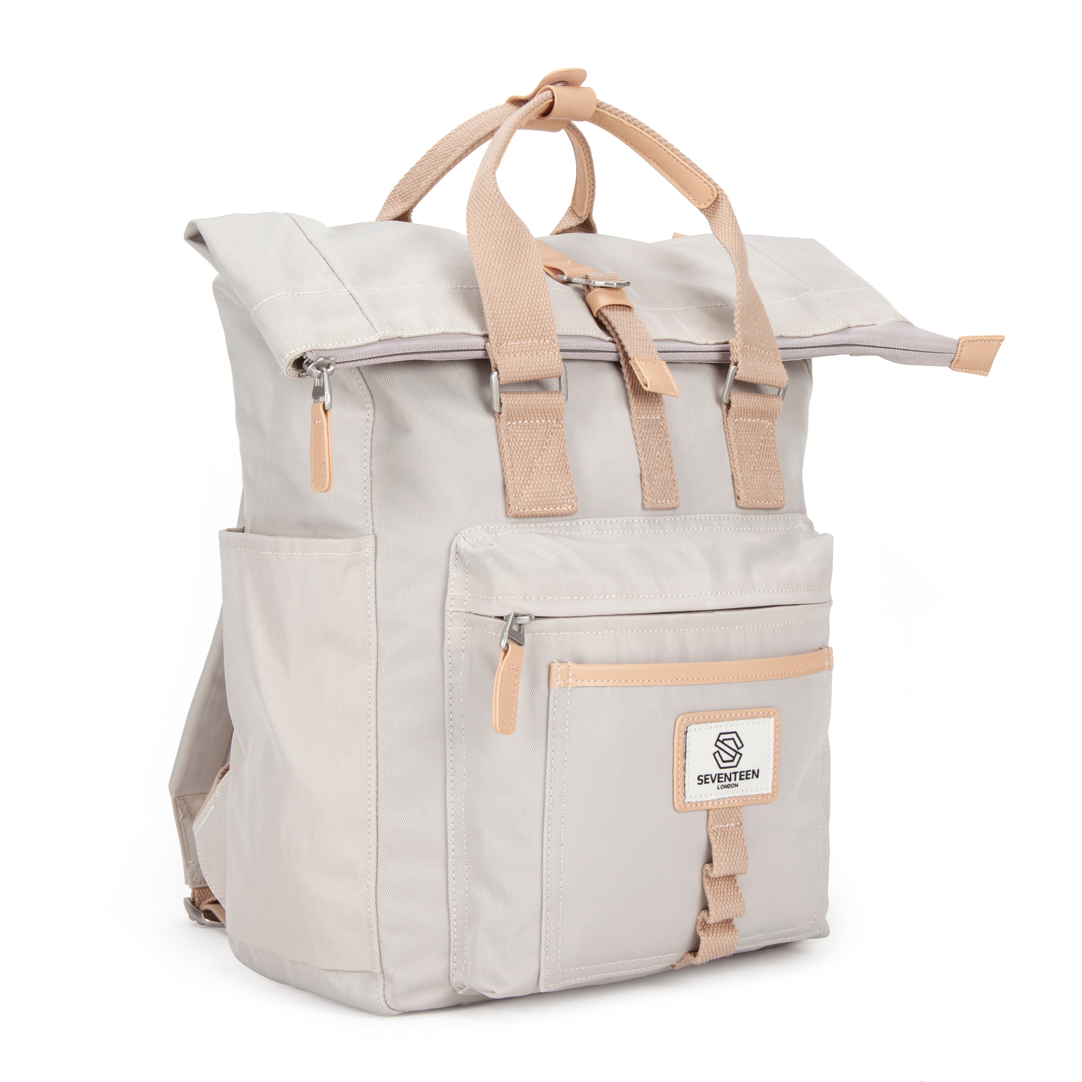 Canary Wharf Backpack - Cream - Seventeen London