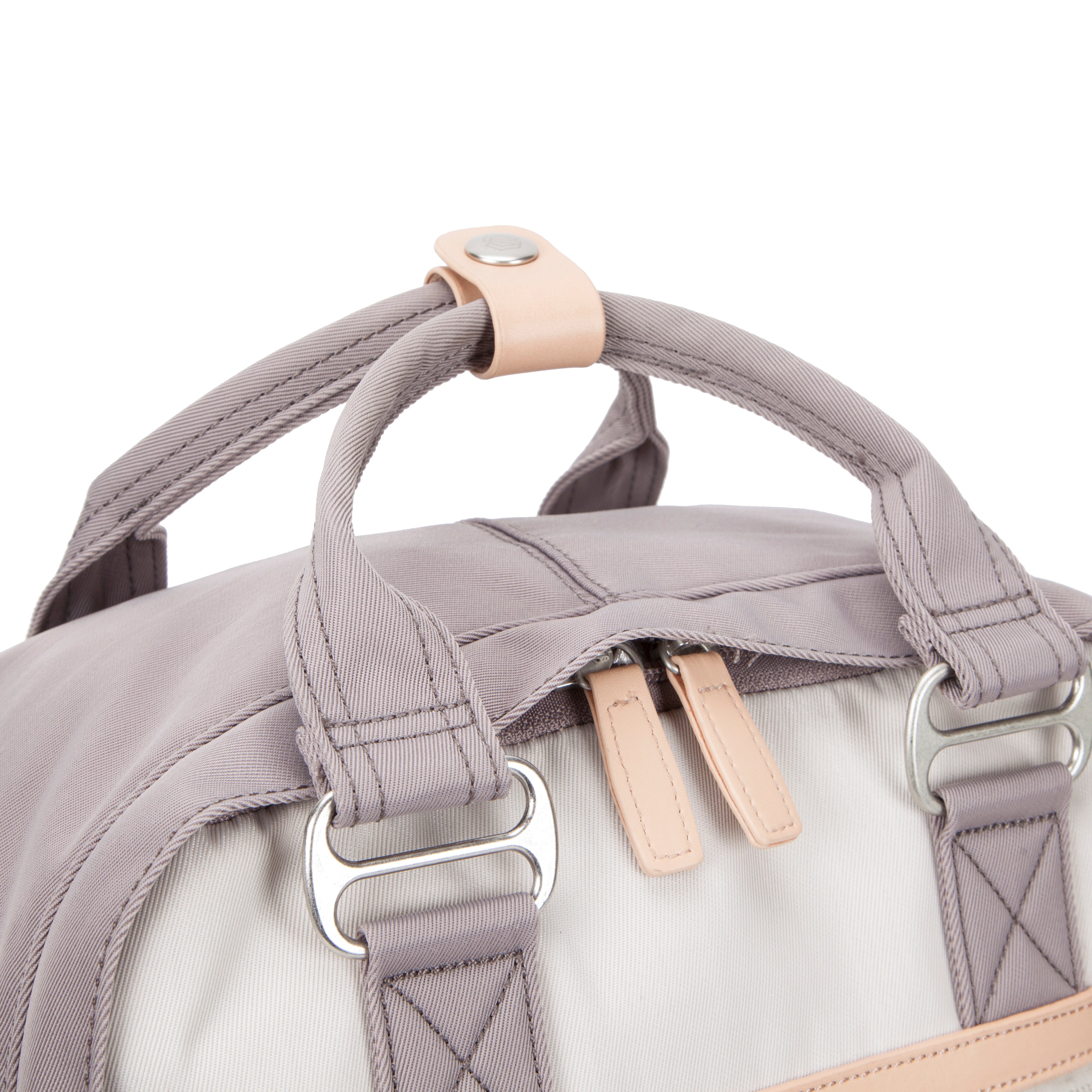 Wimbledon Backpack - Grey with Cream - Seventeen London