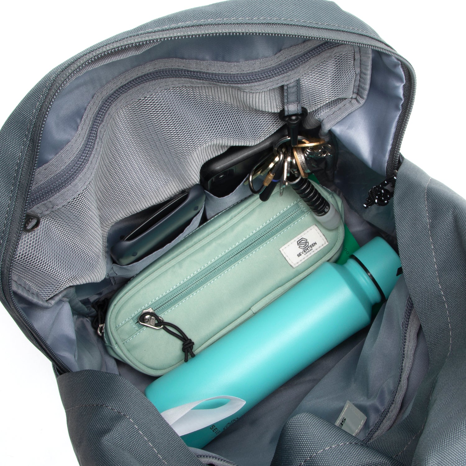 Notting Hill Backpack - Dark Grey - Seventeen London