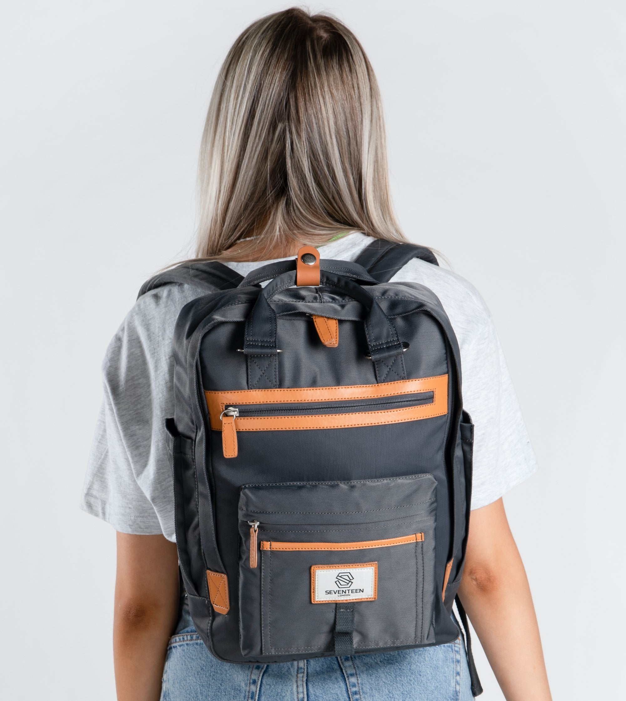 Wimbledon Backpack - Dark Grey - Seventeen London