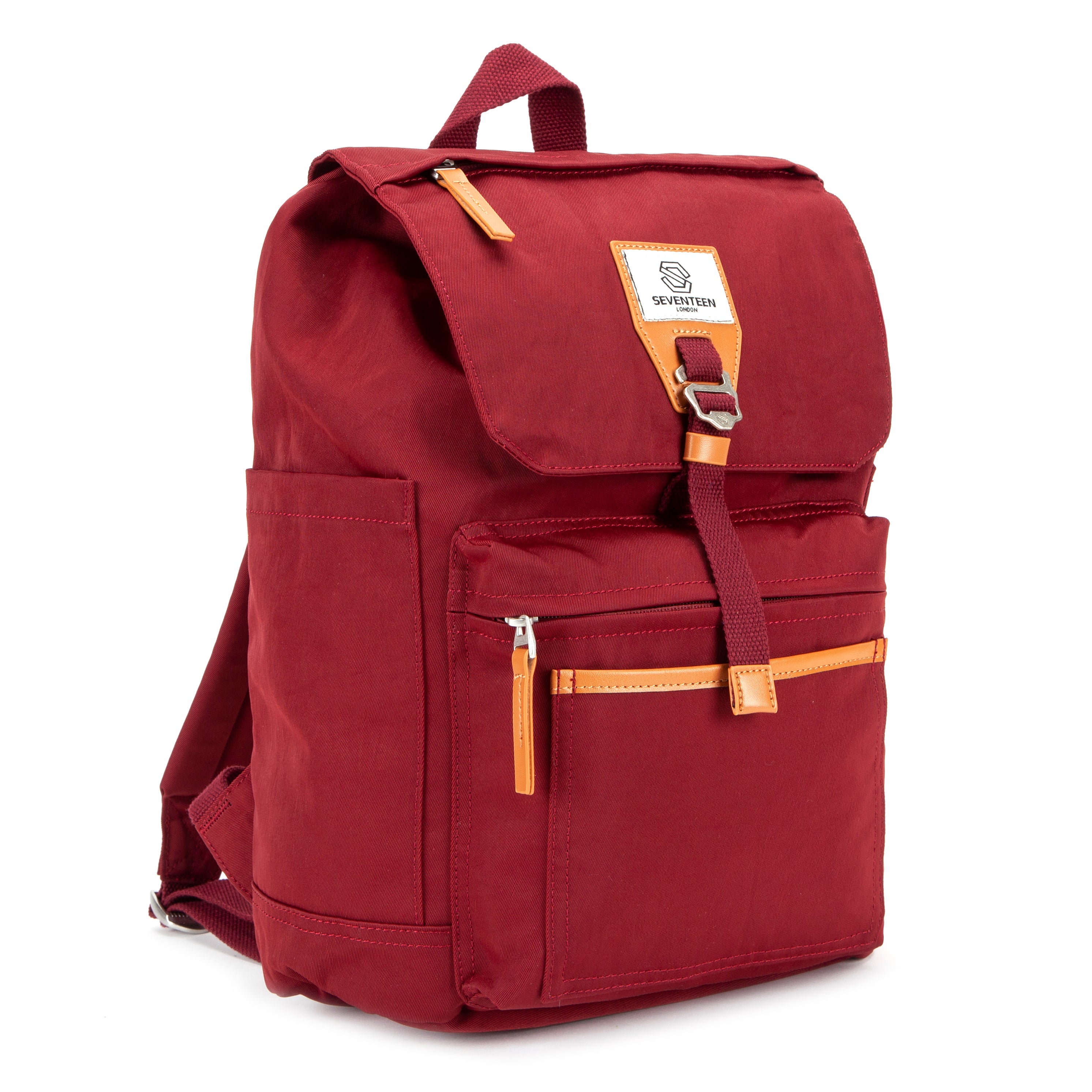 Fulham Backpack - Burgundy - Seventeen London