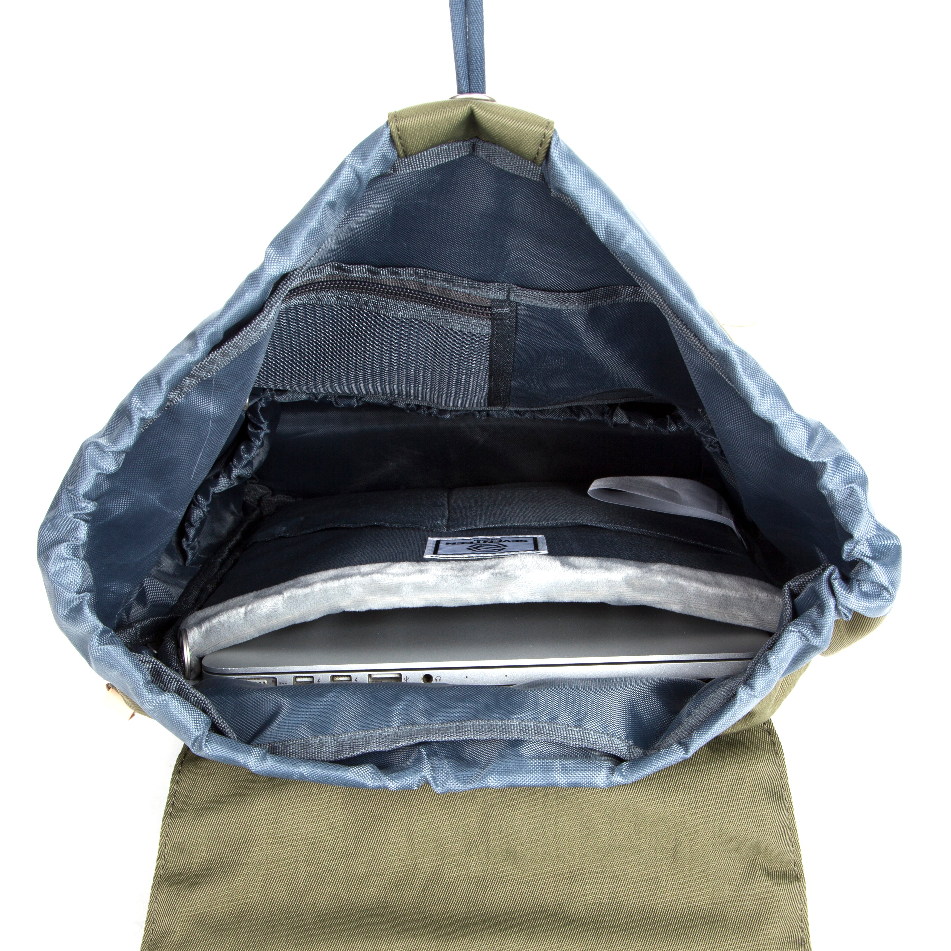 Fulham Backpack - Army Green - Seventeen London