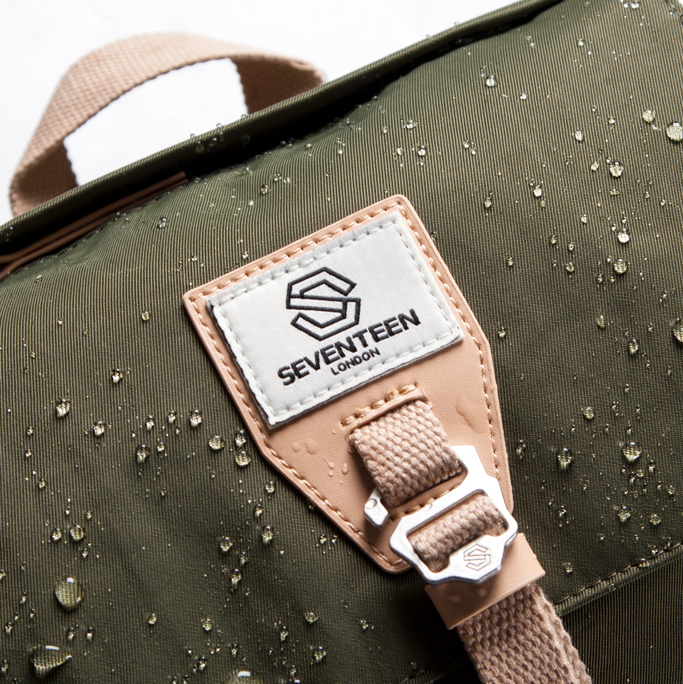 Fulham Backpack - Army Green - Seventeen London