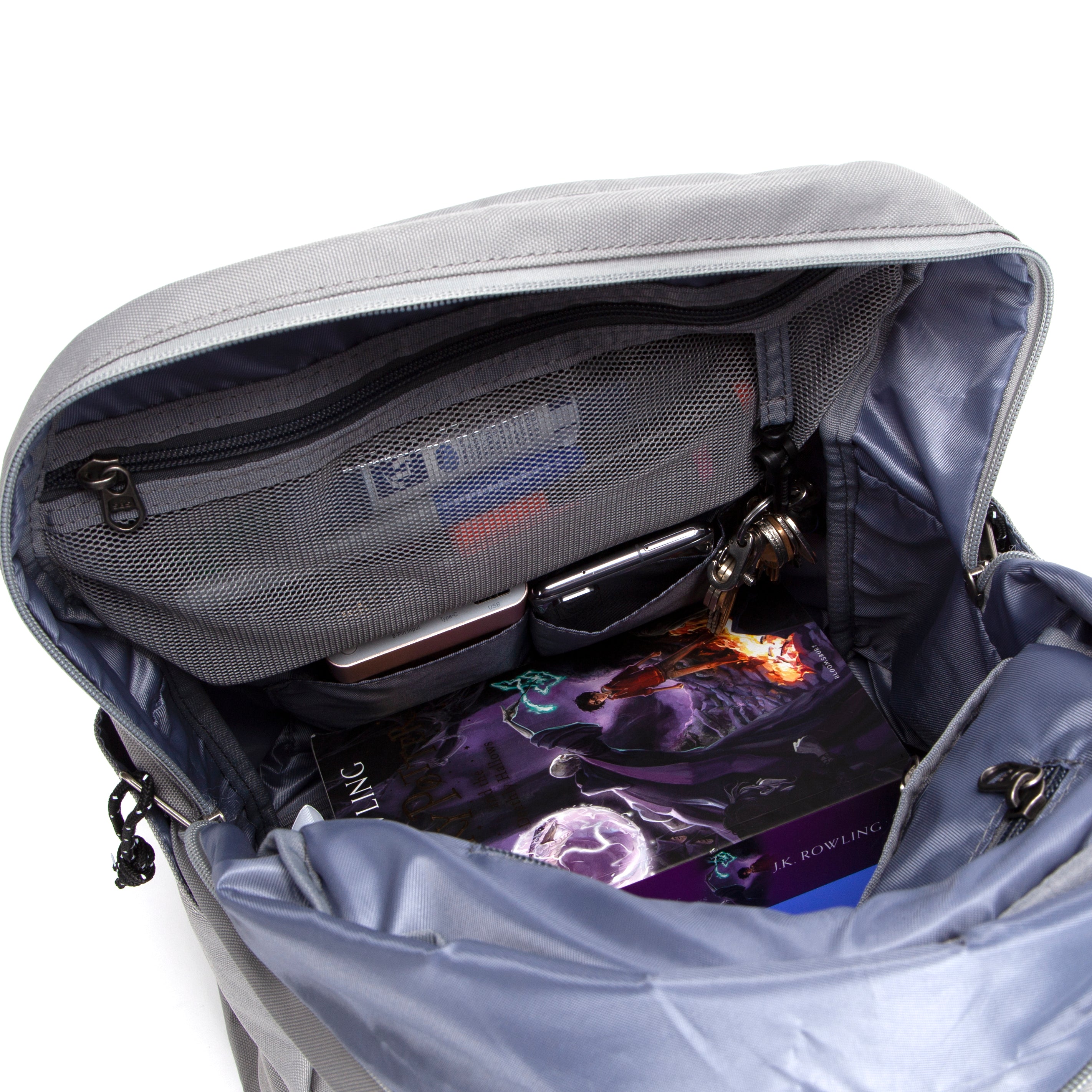 Notting Hill Backpack - Grey - Seventeen London