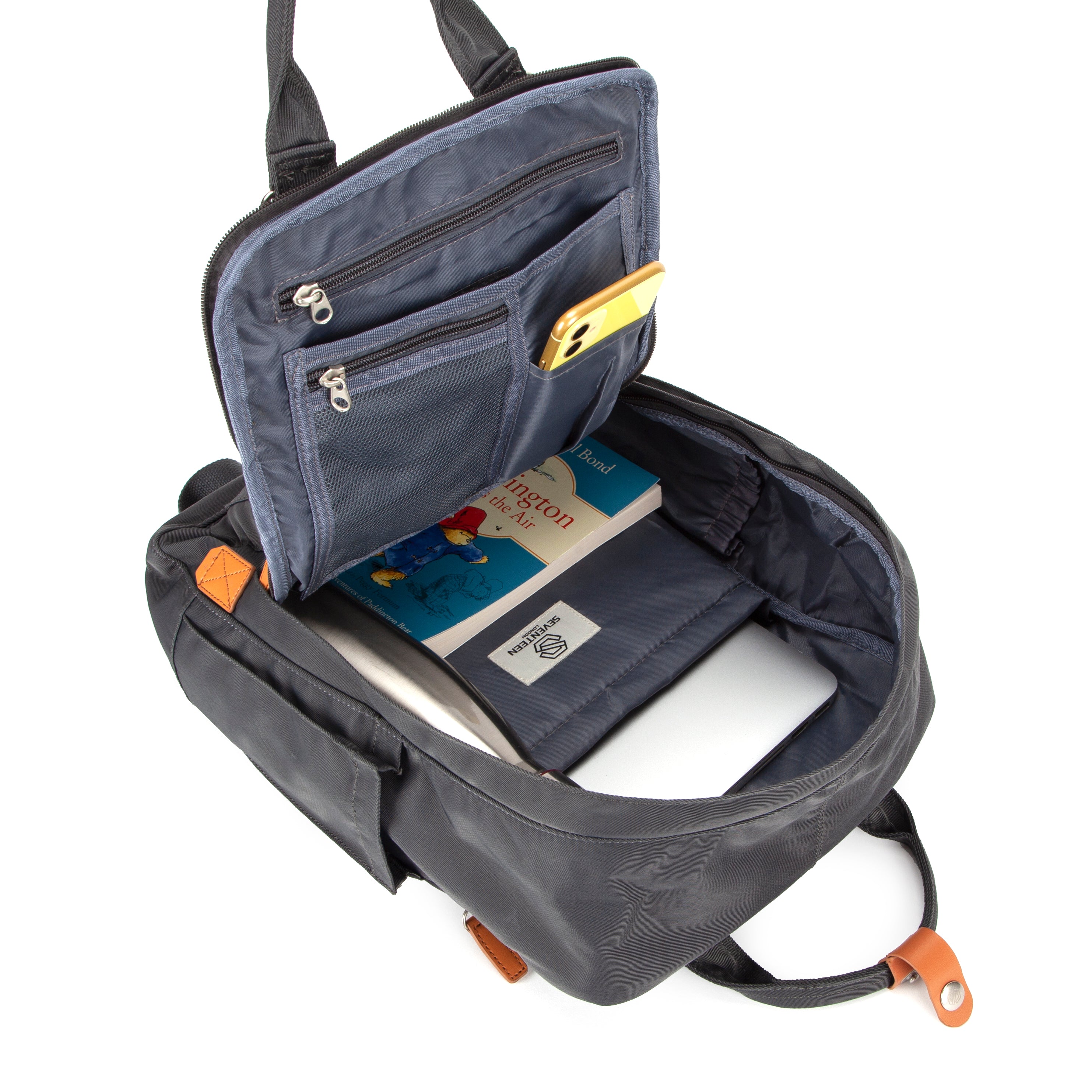 Wimbledon Backpack - Dark Grey - Seventeen London