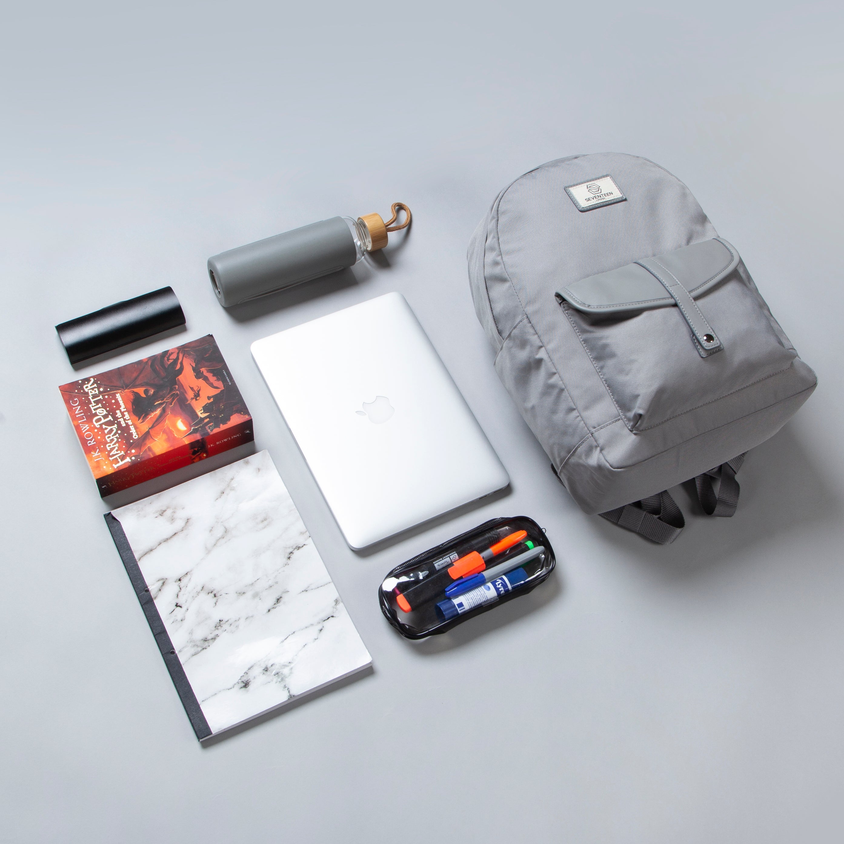 Notting Hill Backpack - Grey - Seventeen London