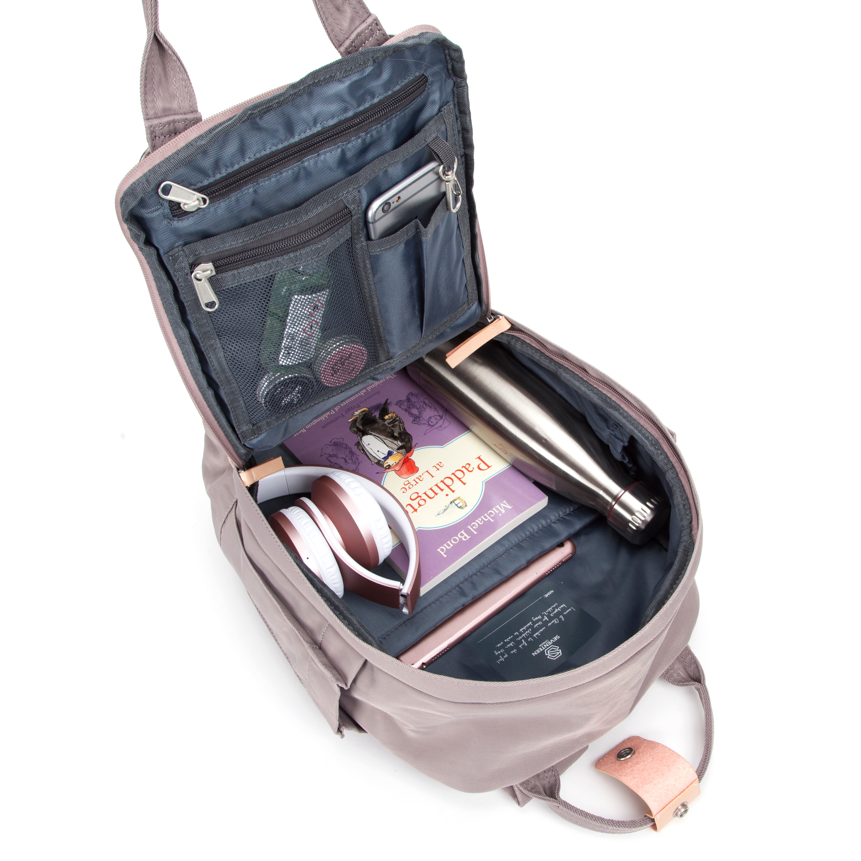 Camden Backpack Lilac - Seventeen London