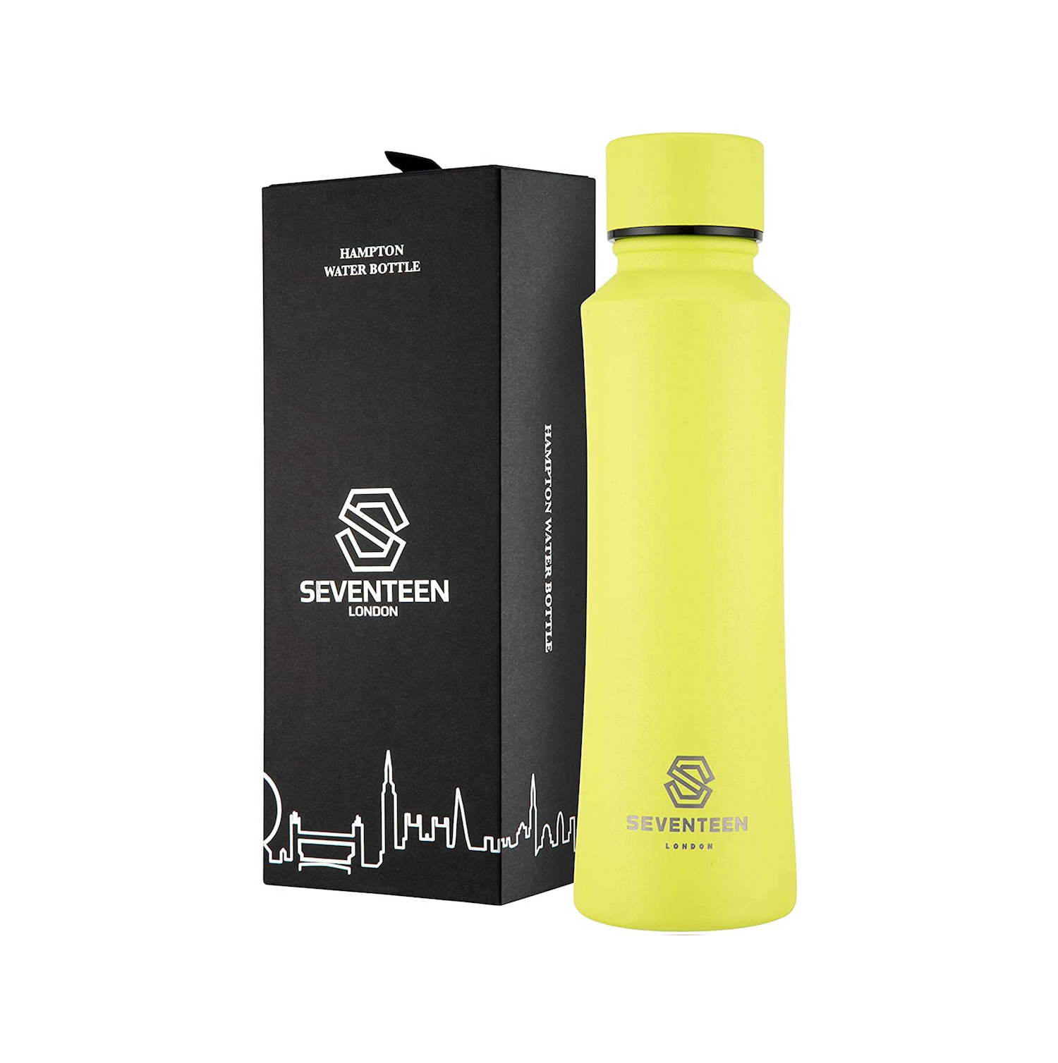 Hampton Water Bottle - Lime - Seventeen London