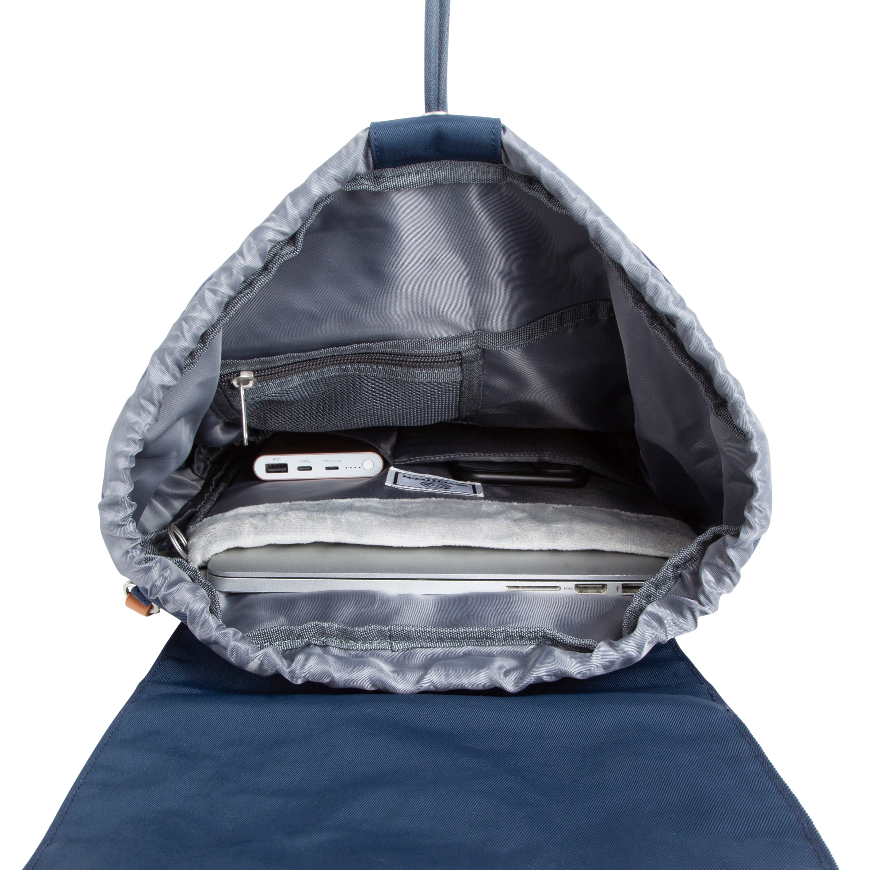 Fulham Backpack - Navy - Seventeen London