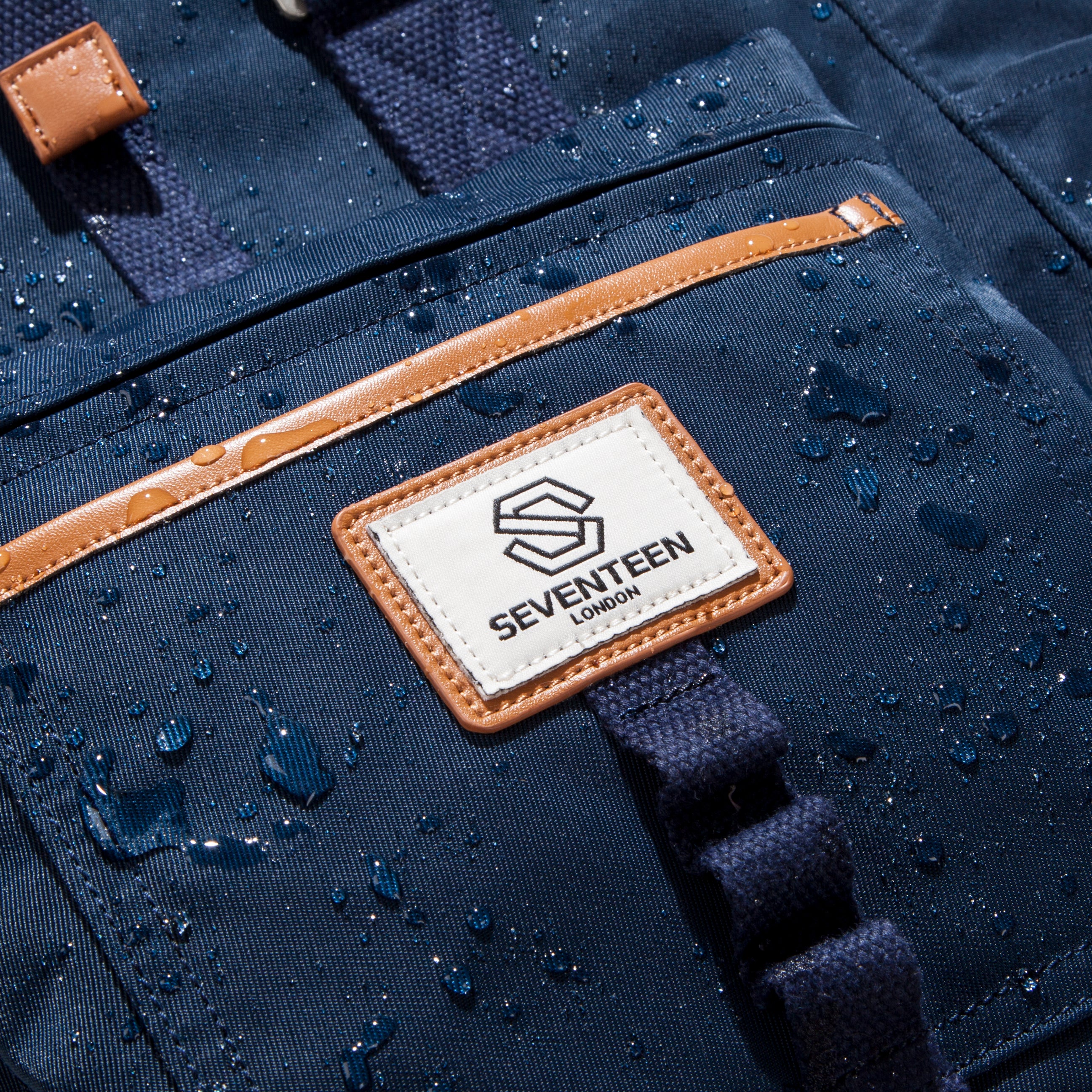 Canary Wharf Backpack - Navy - Seventeen London