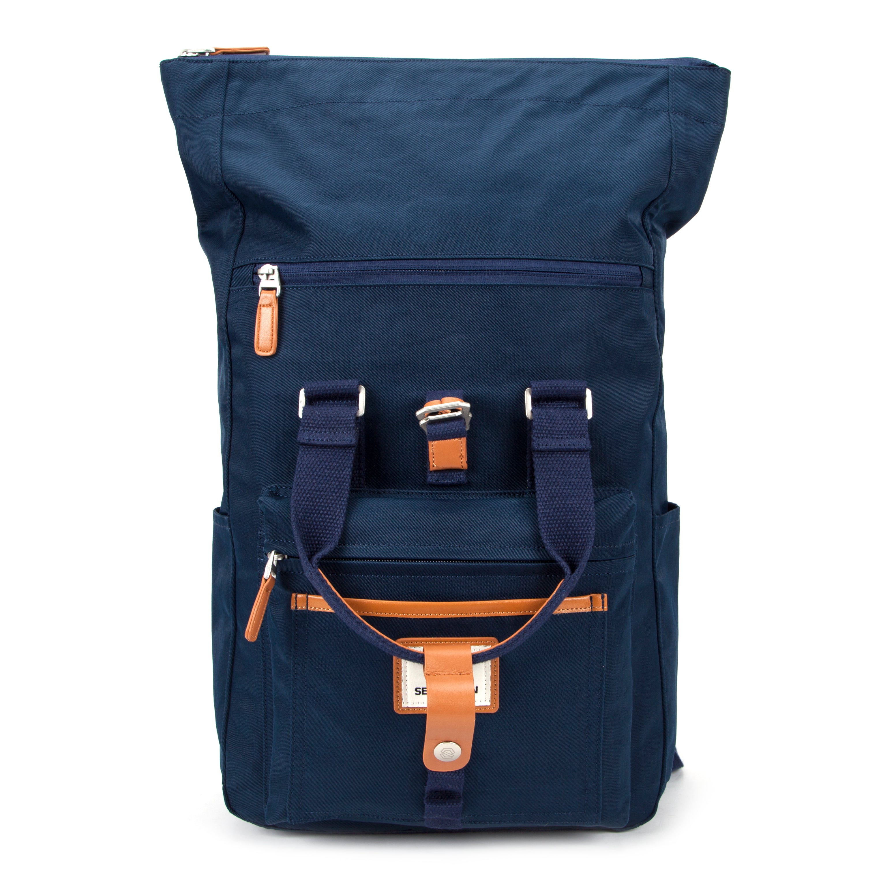 Canary Wharf Backpack - Navy - Seventeen London