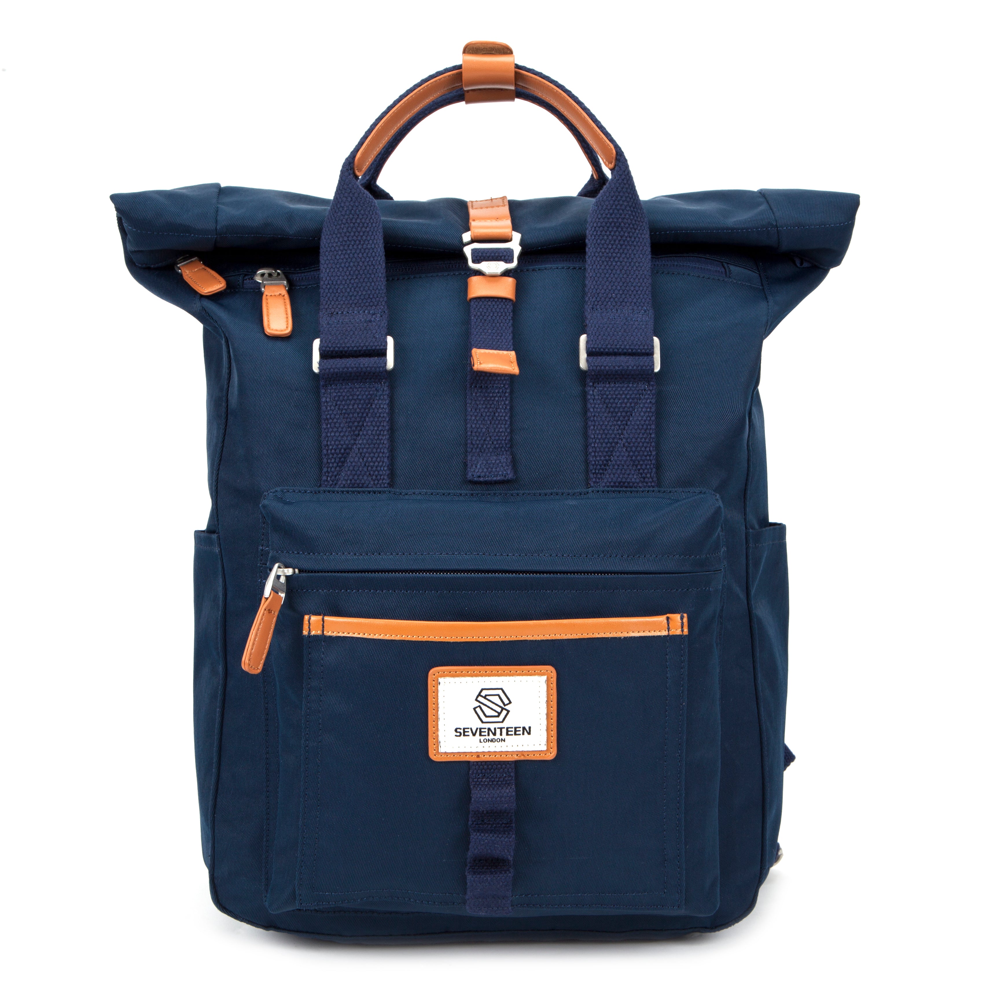 Canary Wharf Backpack - Navy - Seventeen London