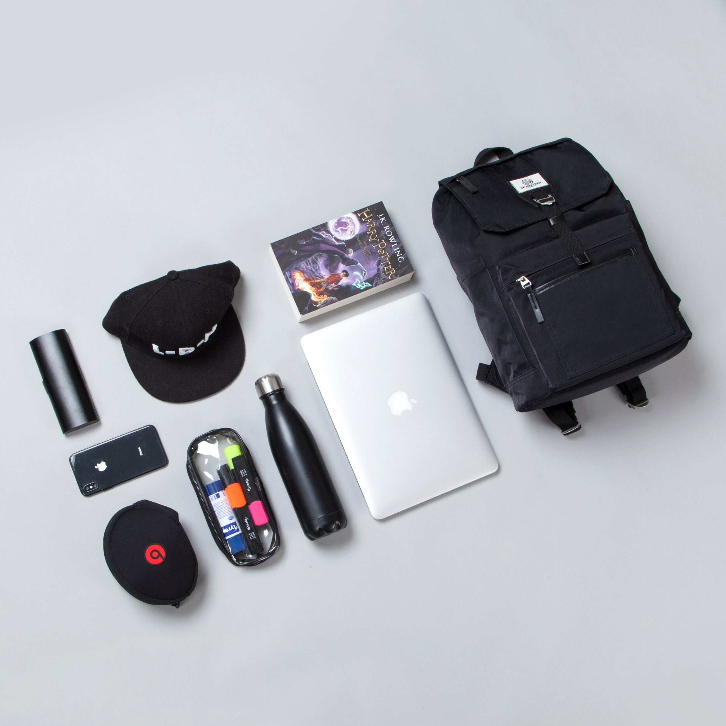 Fulham Backpack - Black - Seventeen London