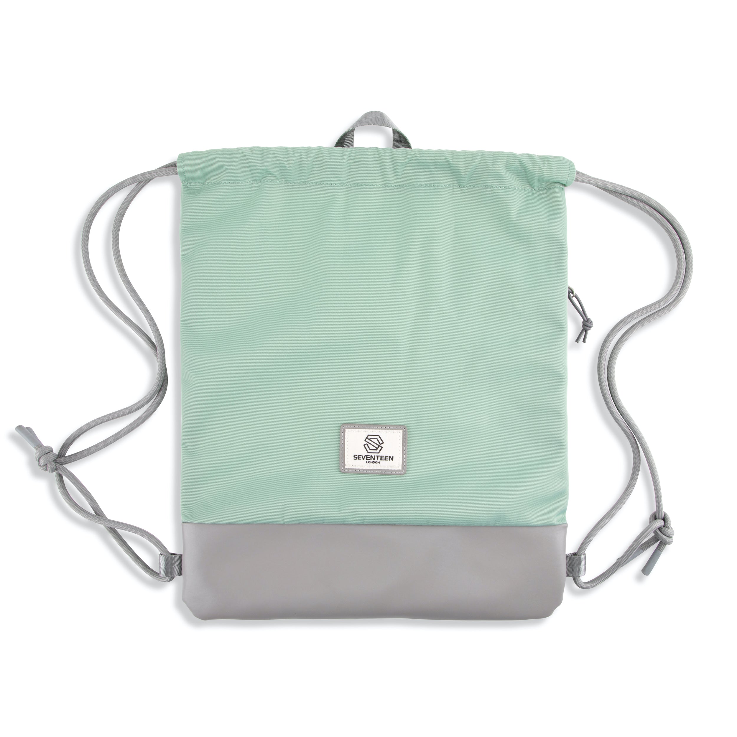 Greenwich Drawstring Bag - Pastel Green - Seventeen London