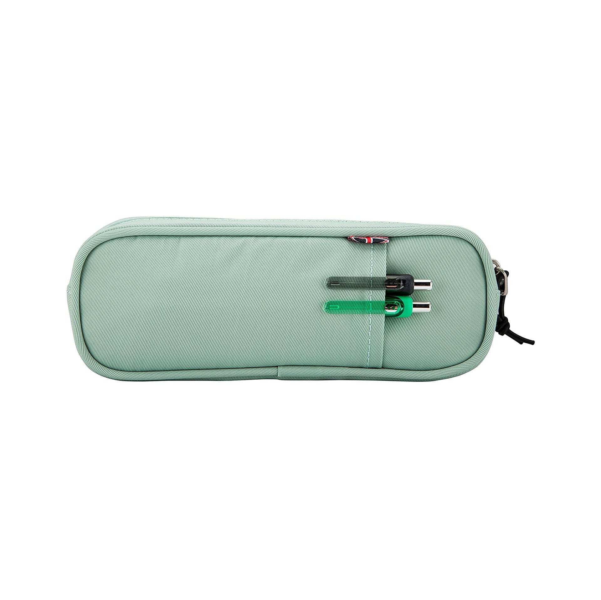 Mitcham Pencil Case - Pastel Green - Seventeen London