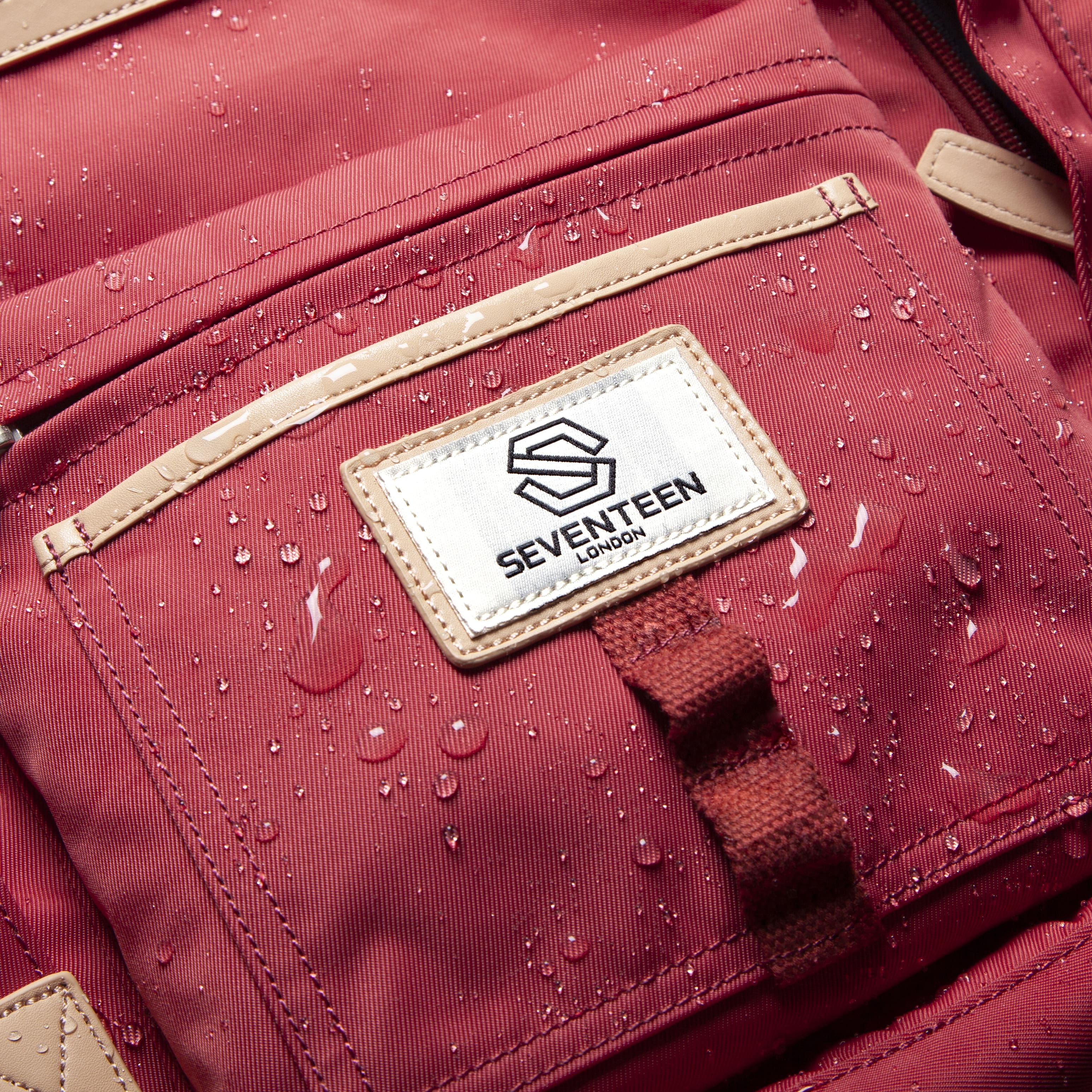 Wimbledon Backpack - Berry Red - Seventeen London