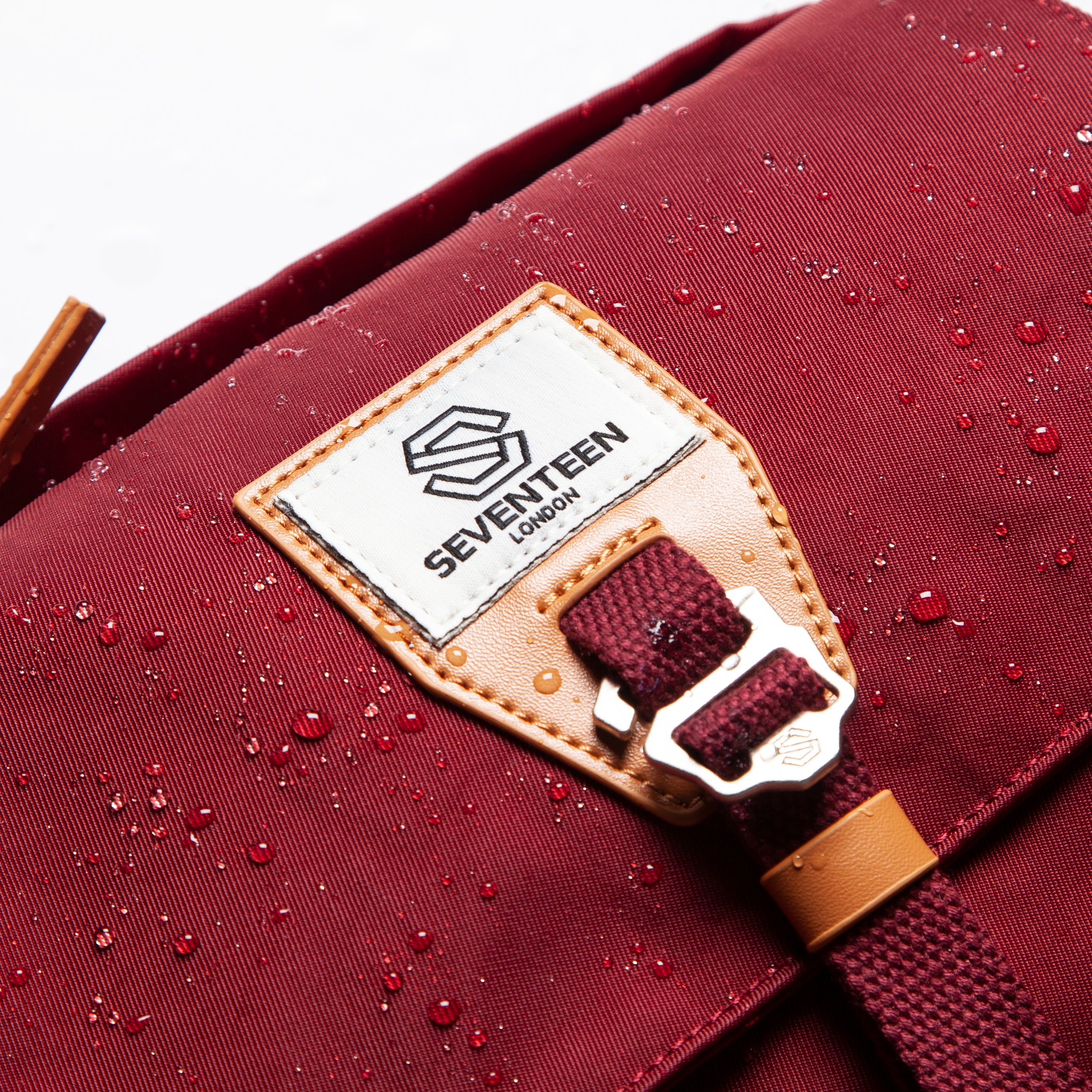 Fulham Backpack - Burgundy - Seventeen London