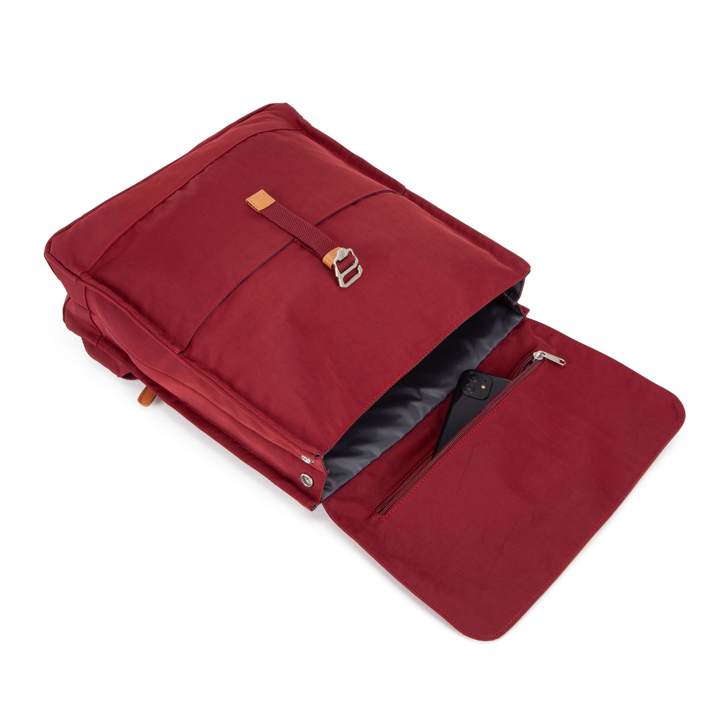 Ilford Backpack Burgundy - Seventeen London