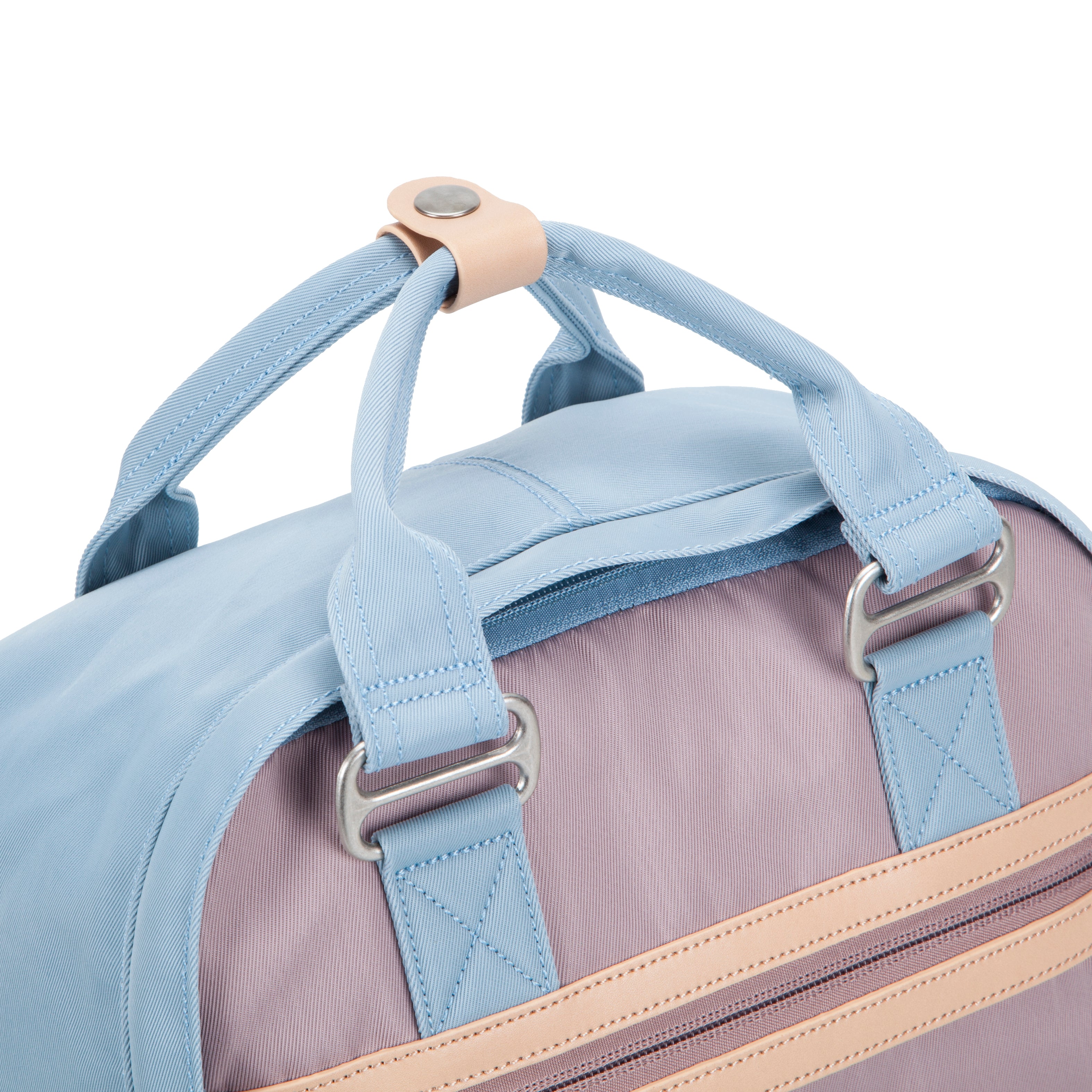 Wimbledon Backpack - Light Blue with Lilac - Seventeen London