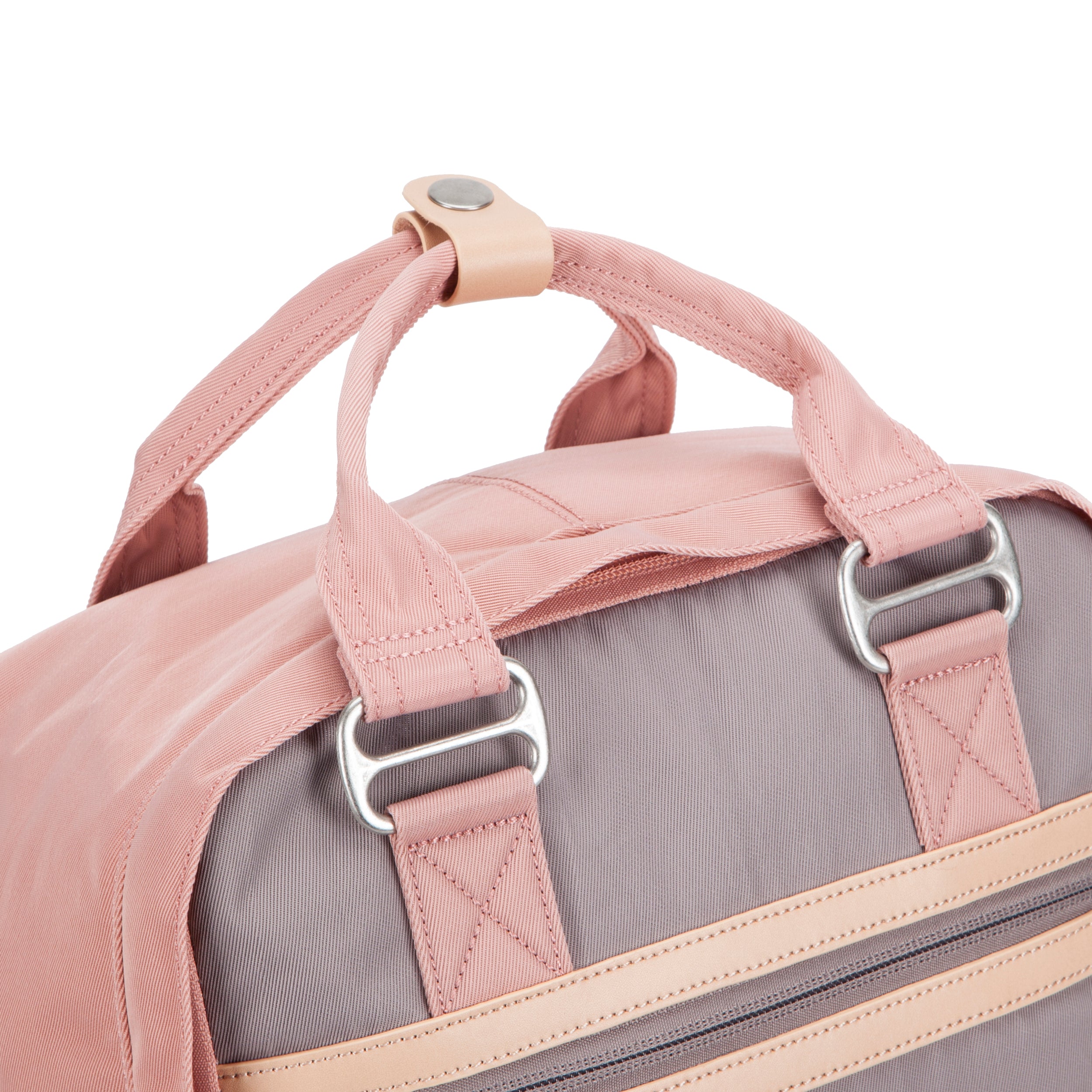 Wimbledon Backpack - Pink with Grey - Seventeen London