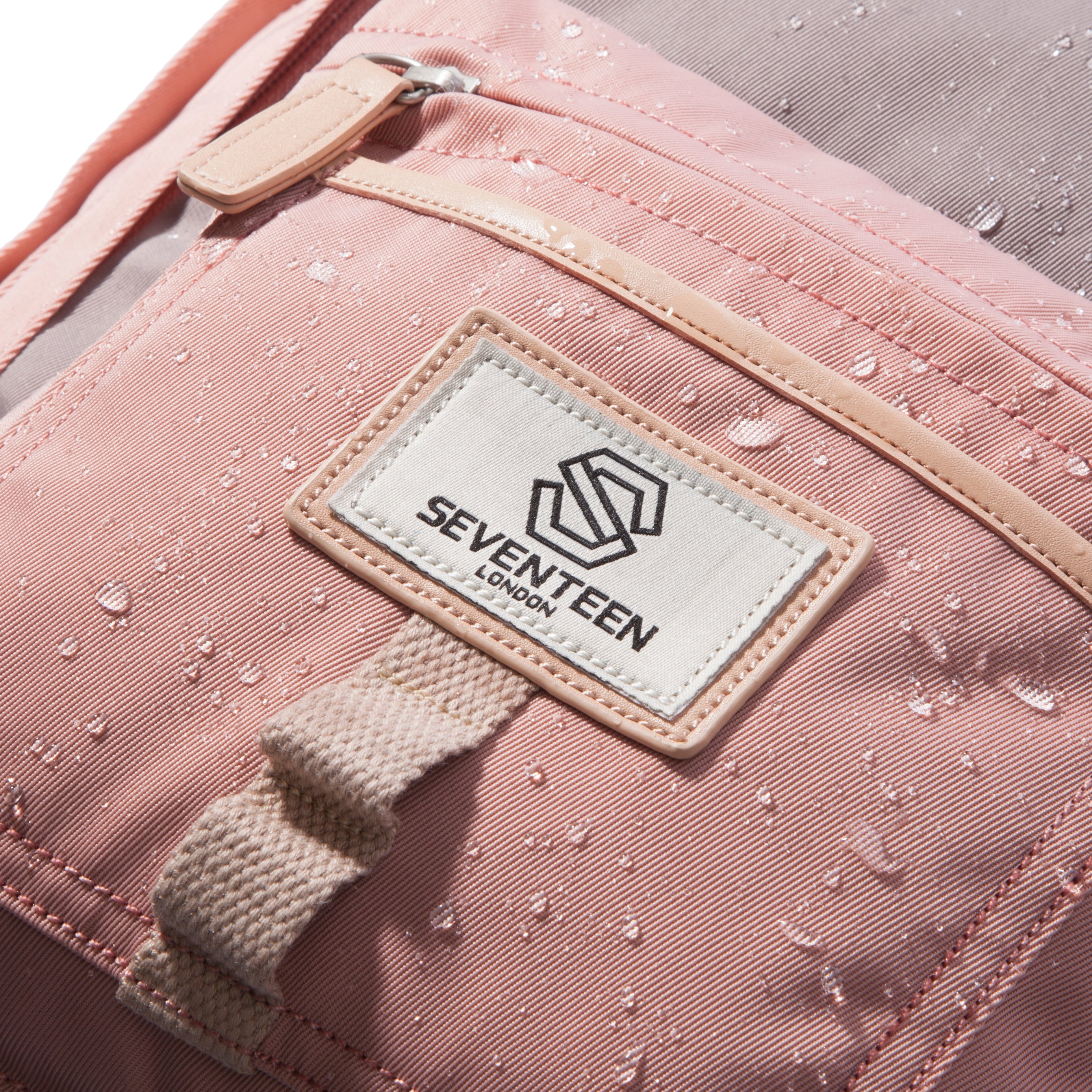 Wimbledon Backpack - Pink with Grey - Seventeen London