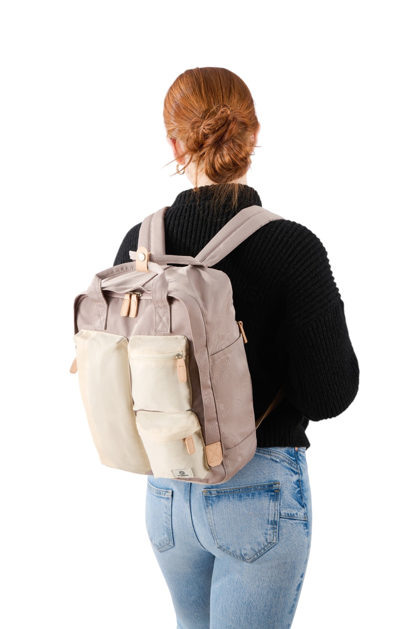 Piccadilly Circus Backpack - Grey & Cream