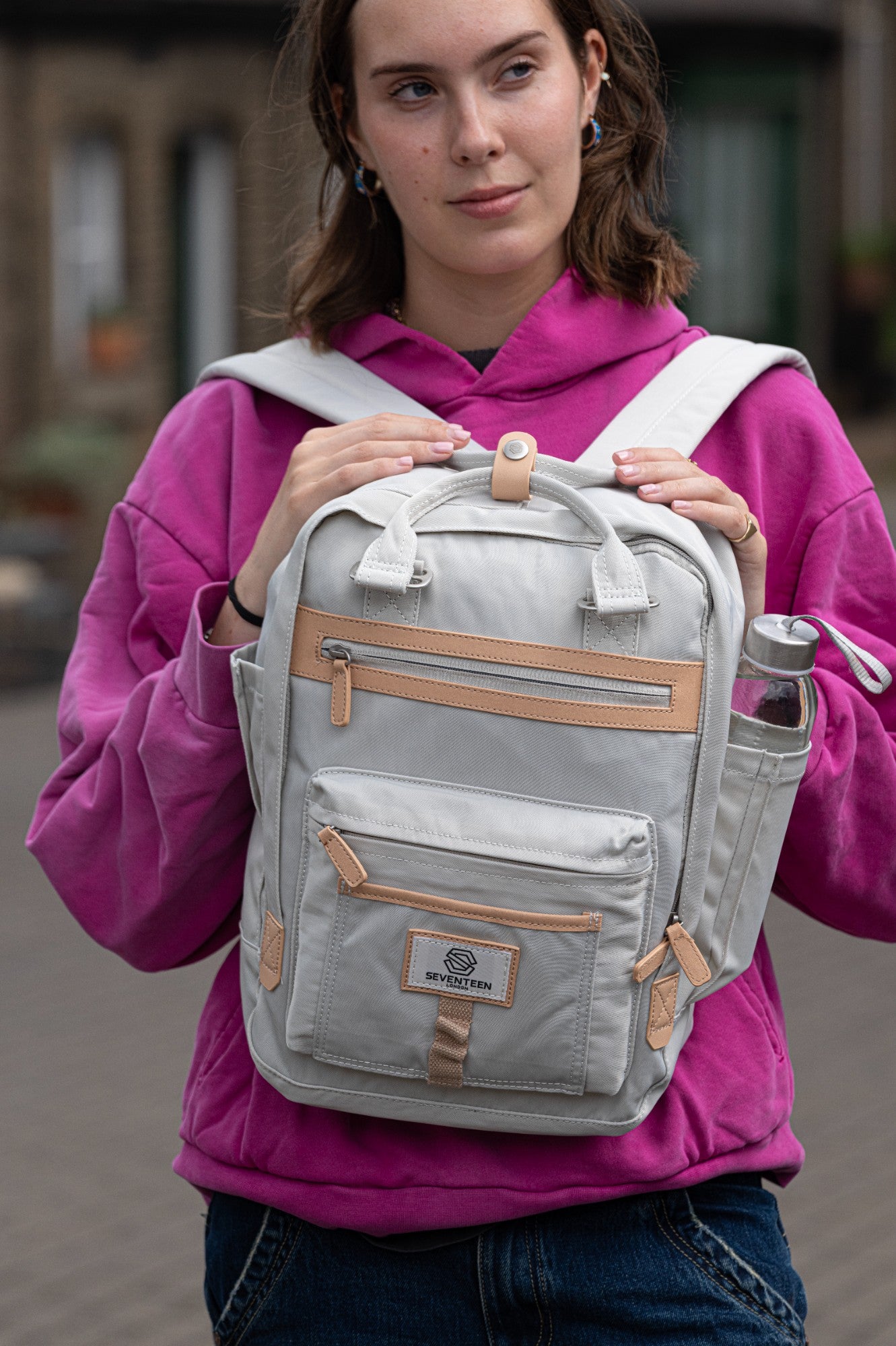 Wimbledon Backpack - Cream